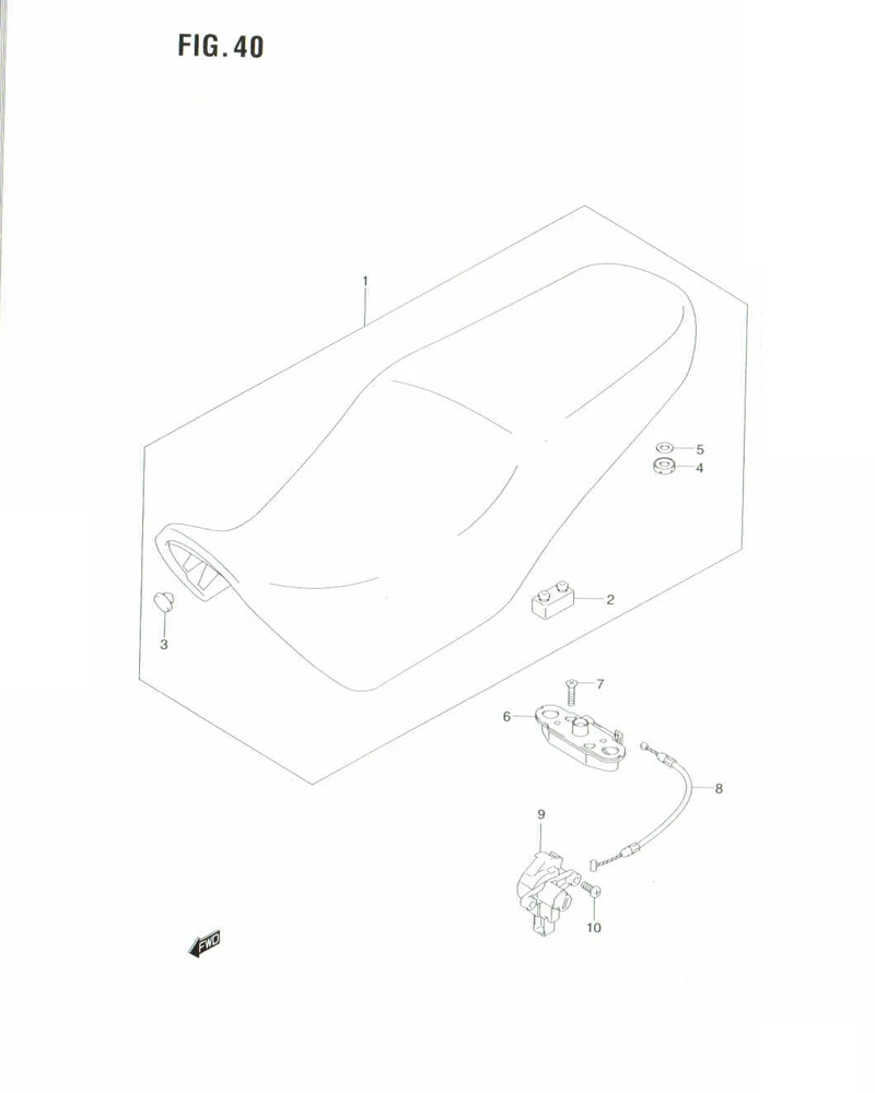 FIG. 40 SEAT