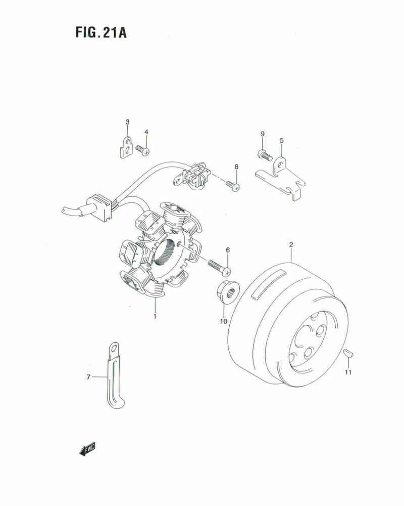 FIG. 21A MAGNETO (FU150SCK3/SCK6)