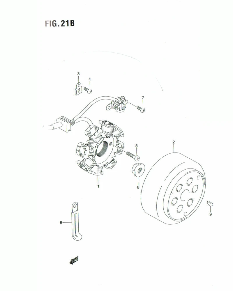 FIG. 21B MAGNETO (FU150SCDK6/K9)
