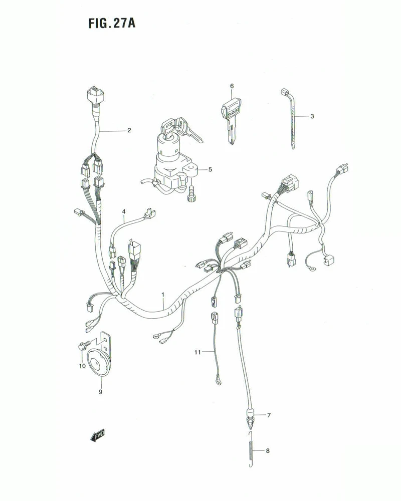 FIG. 27A WIRING HARNESS (FU150SCDK6)