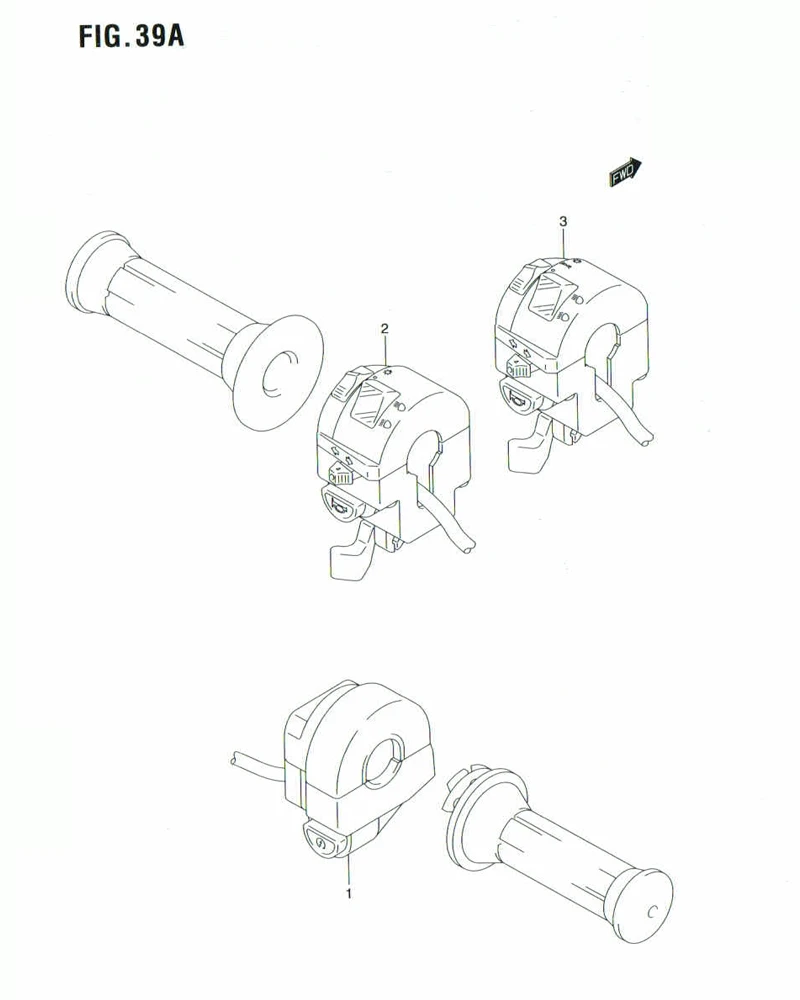 FIG. 39A HANDLE SWITCH (FU150SCDK6/K9)