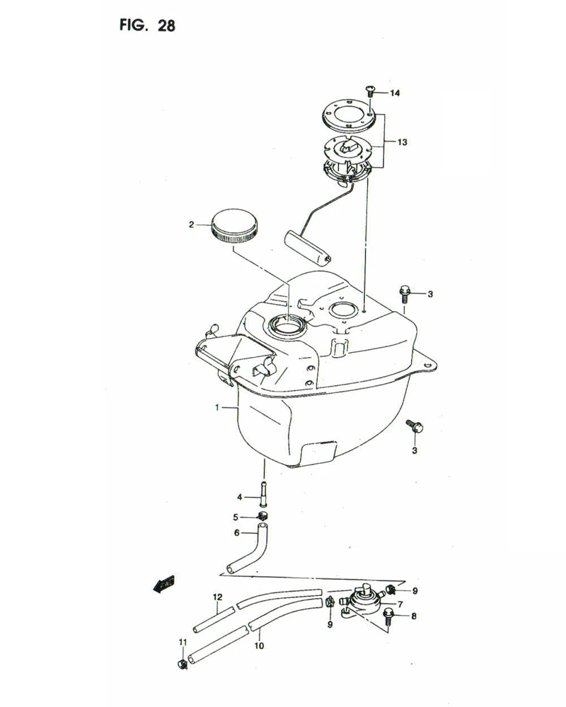 FIG. 28 FUEL TANK