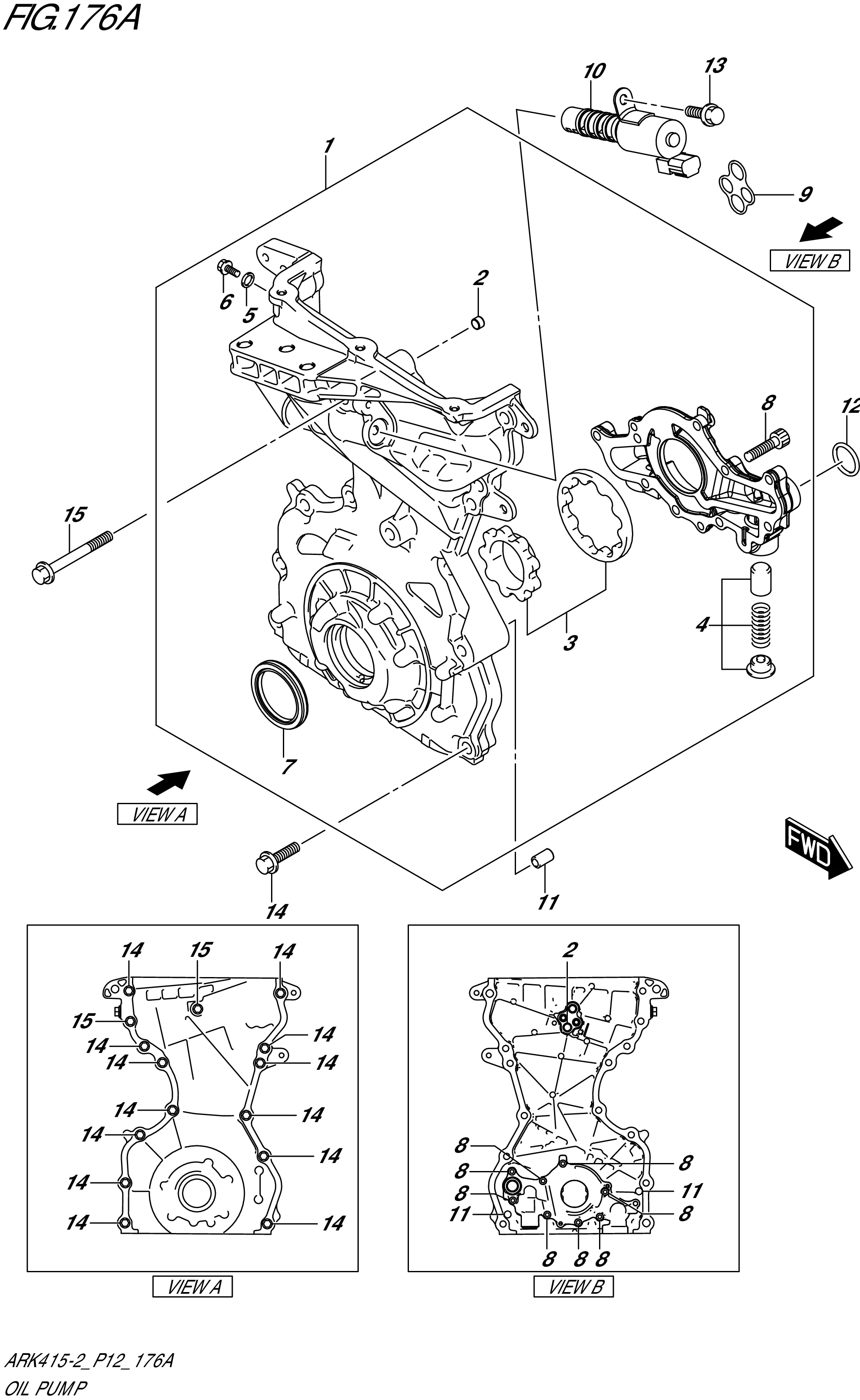 FIG. 176A- OIL PUMP