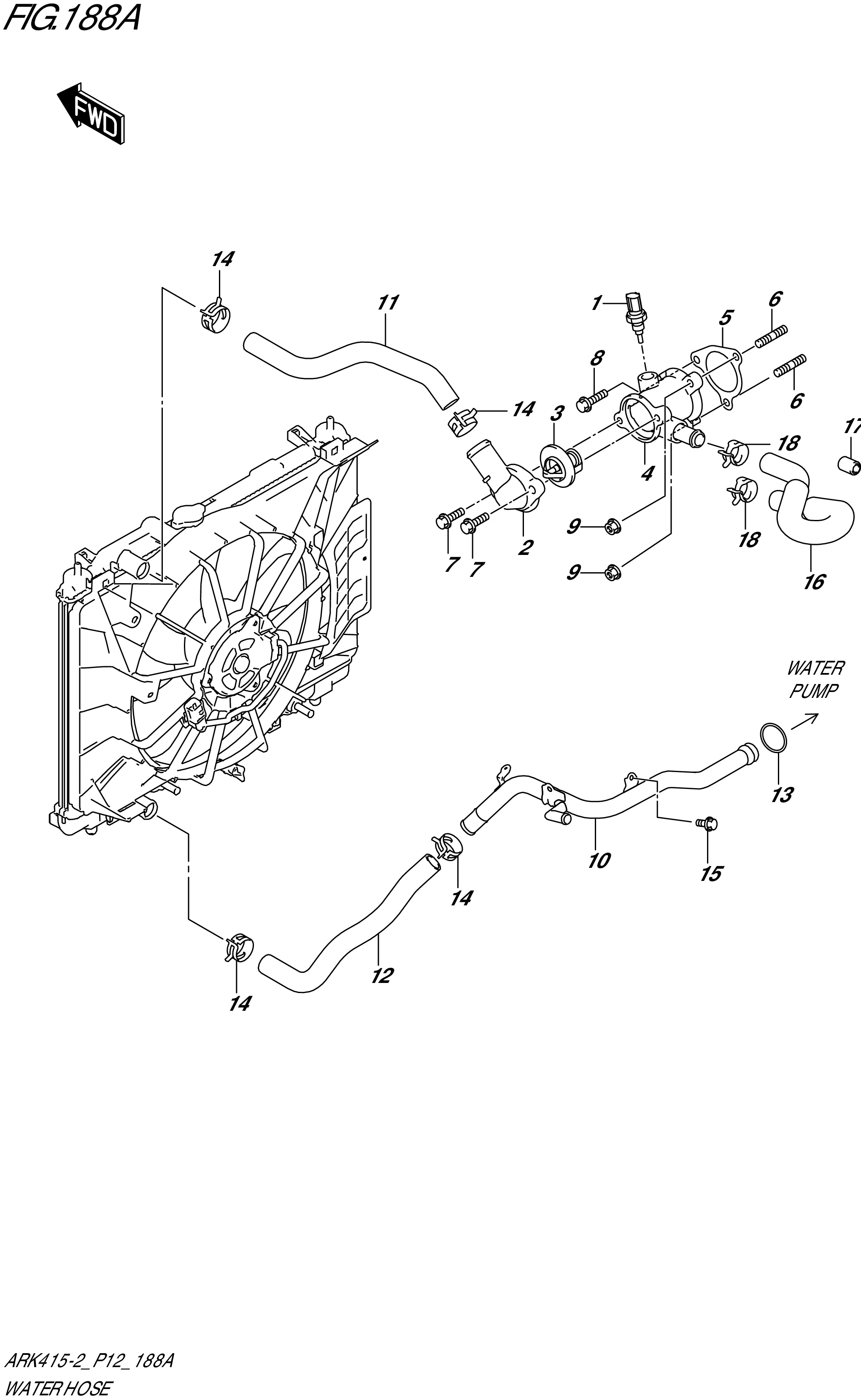 FIG. 188A- WATER HOSE (5MT)