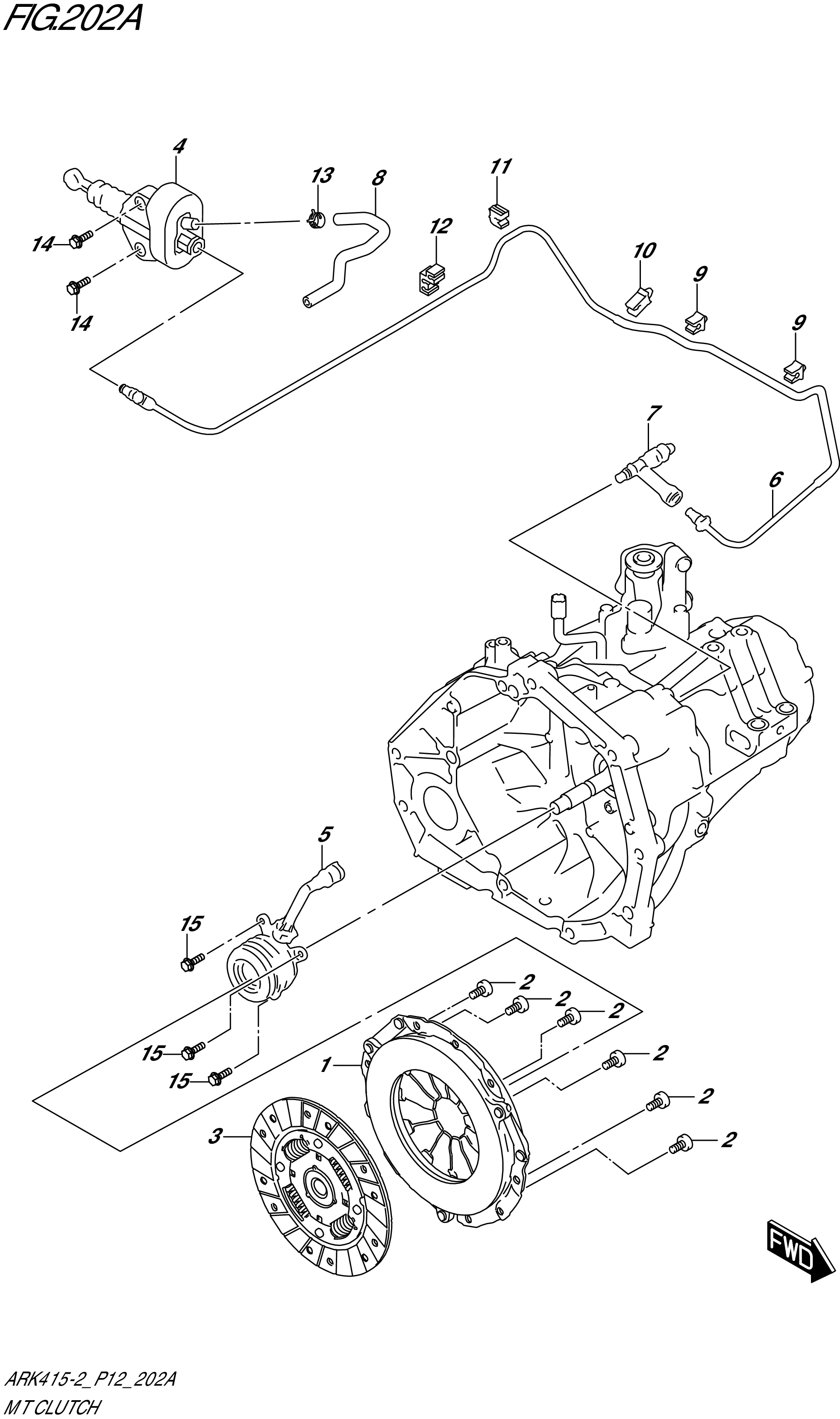 FIG. 202A- MT CLUTCH (5MT)