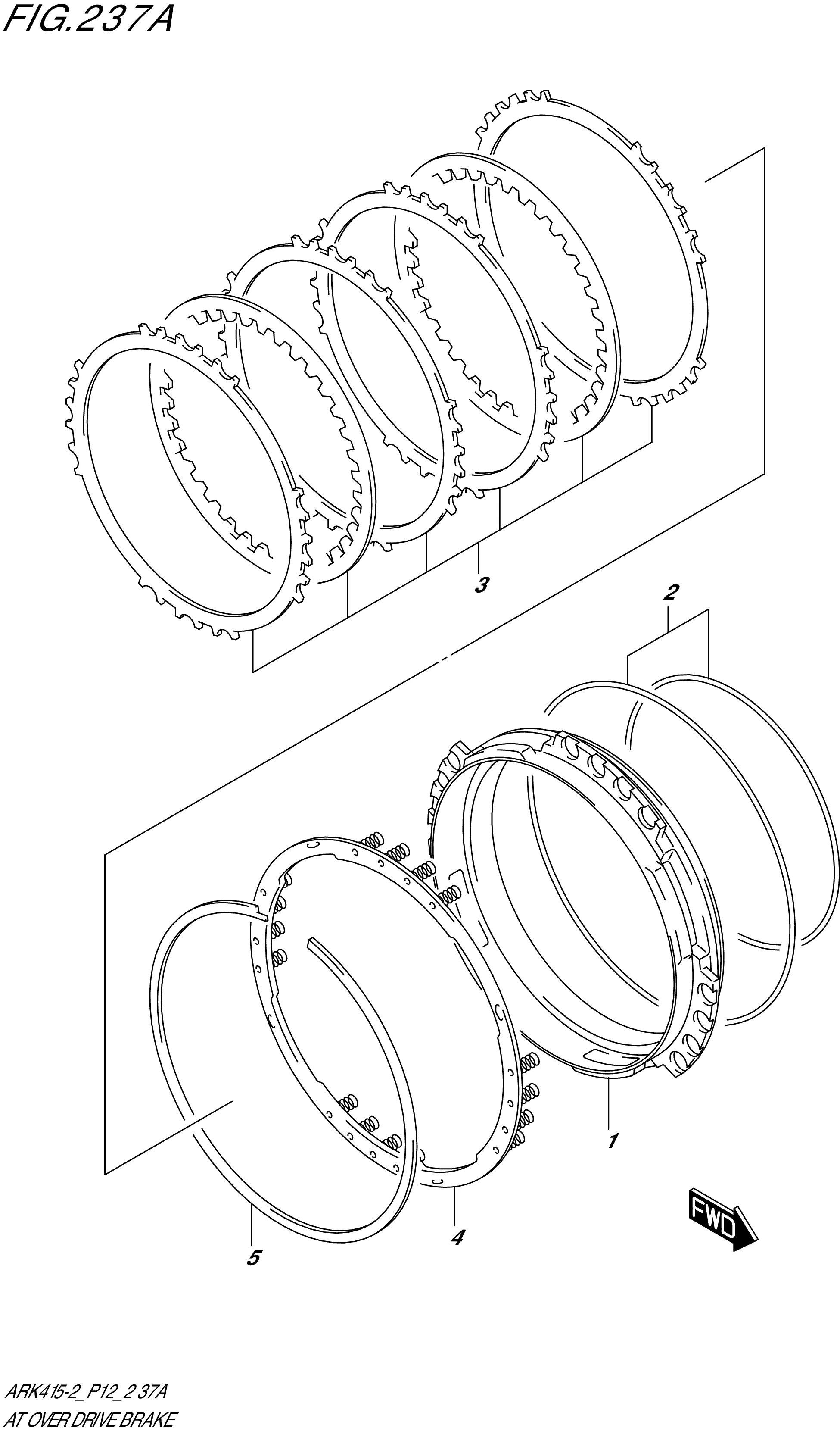 FIG. 237A- AT OVER DRIVE BRAKE (4AT)