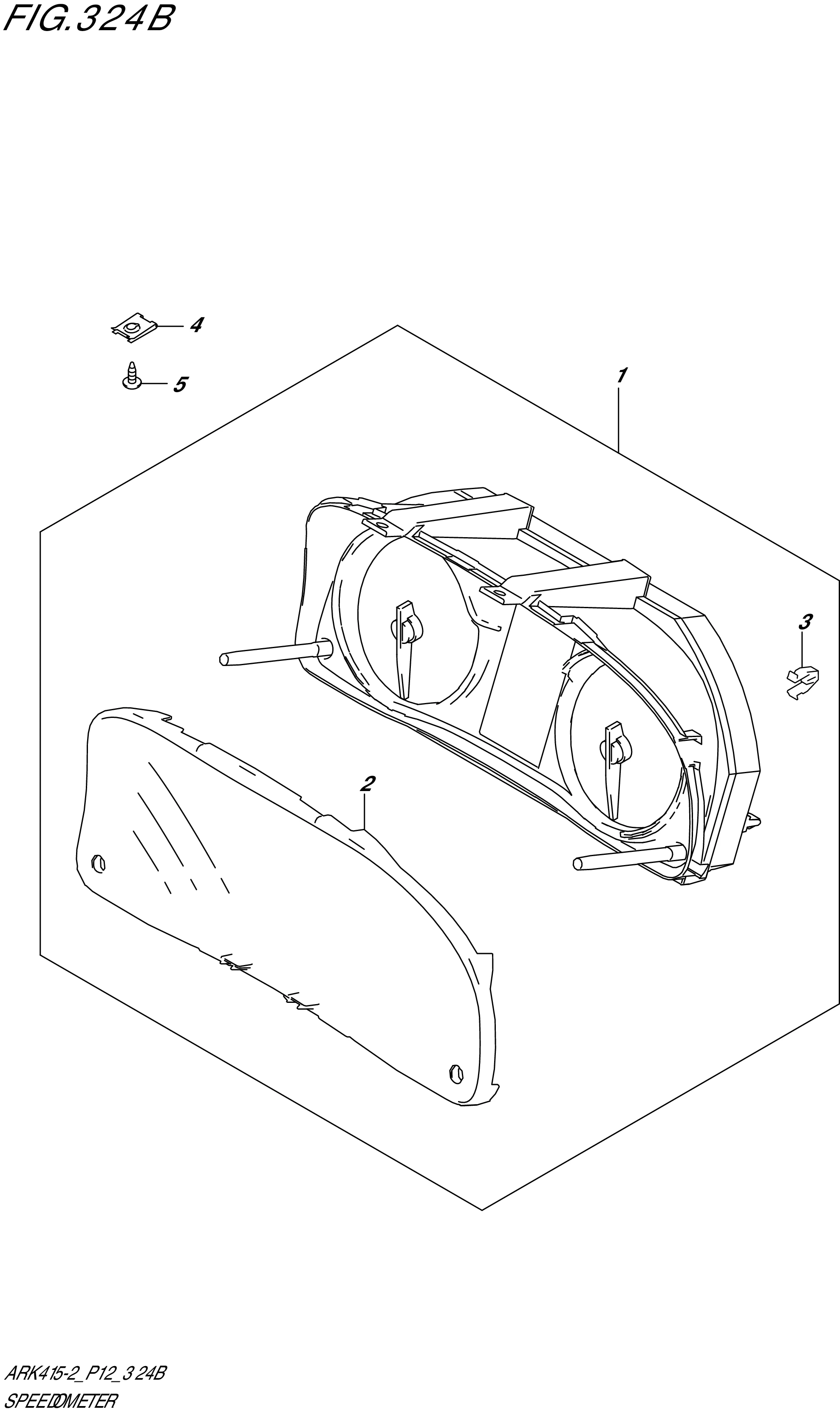 FIG.324B-SPEEDOMETER (GX:5MT)