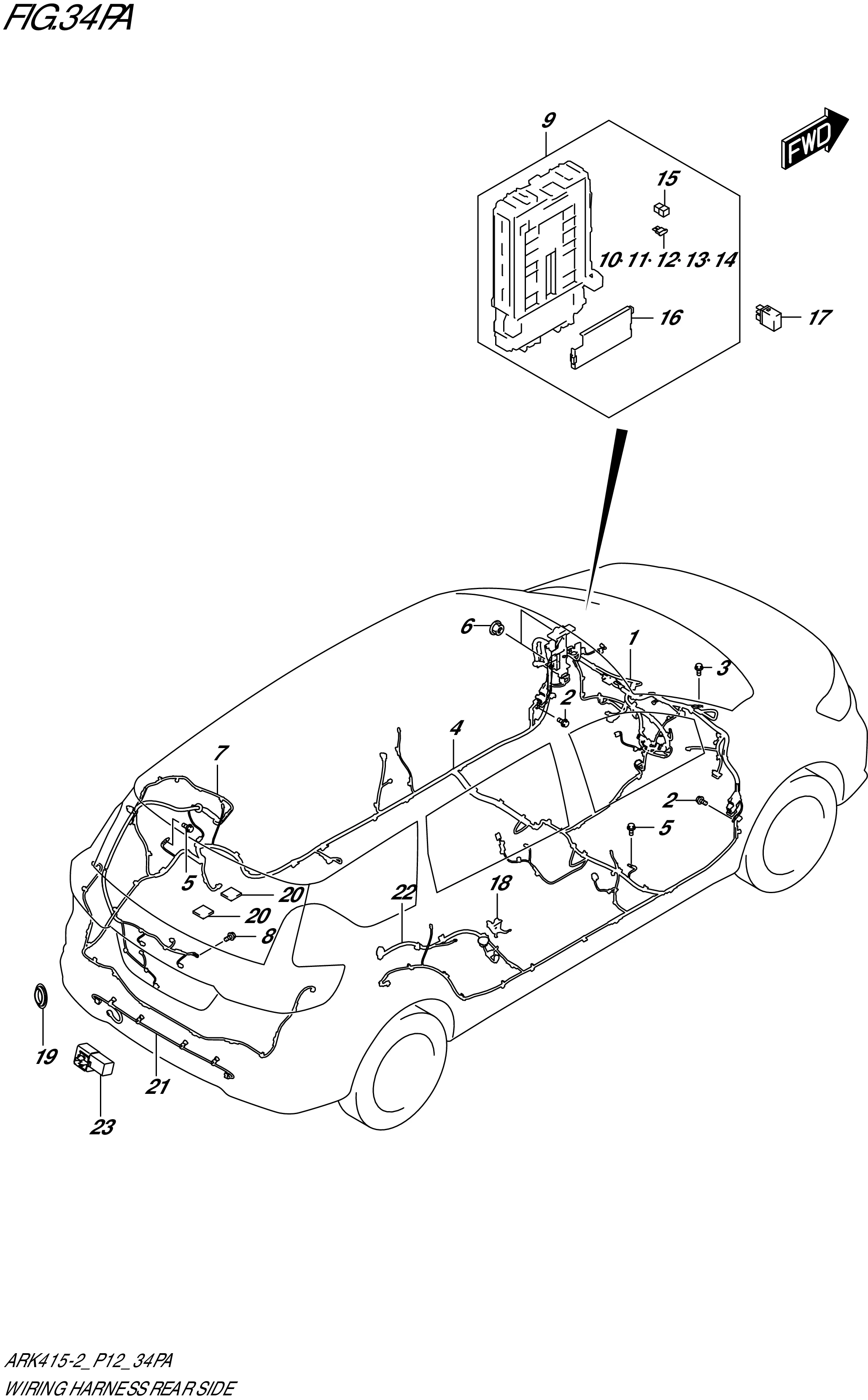 Suzuki F6a Engine Wiring Harness