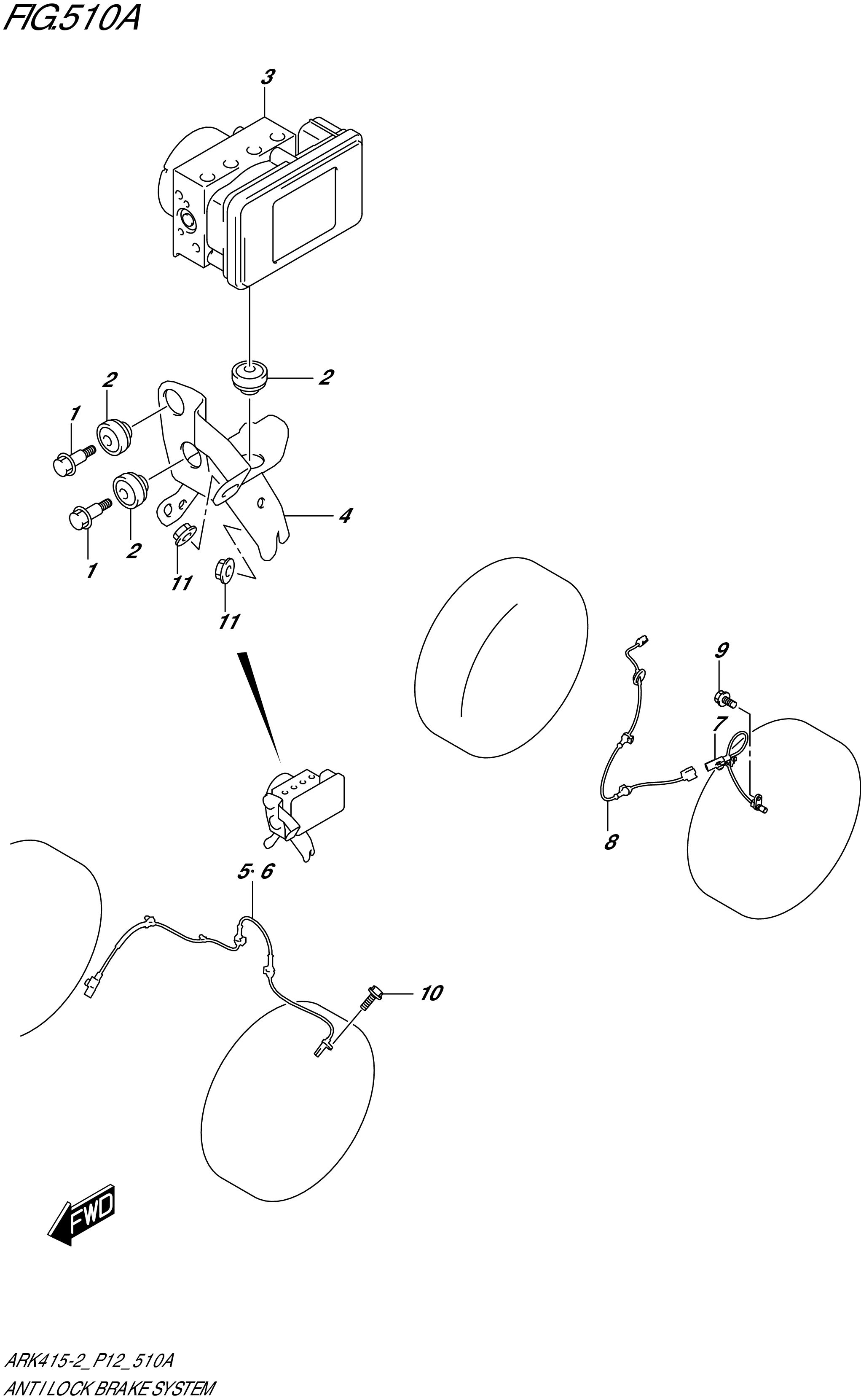 FIG. 510A - ANTI LOCK BRAKE SYSTEM (N_ESP)