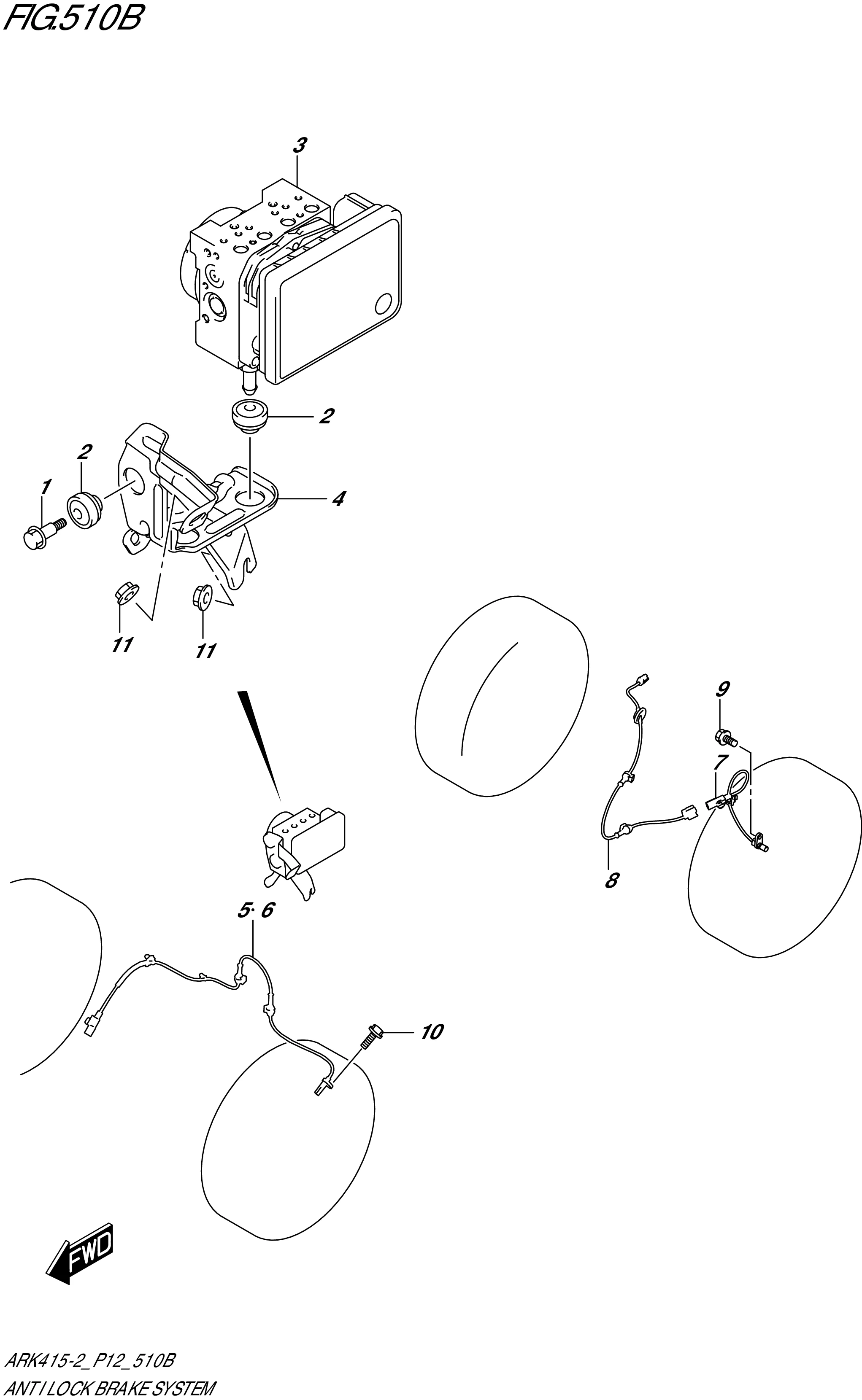 FIG. 510B - ANTI LOCK BRAKE SYSTEM (W_ESP)
