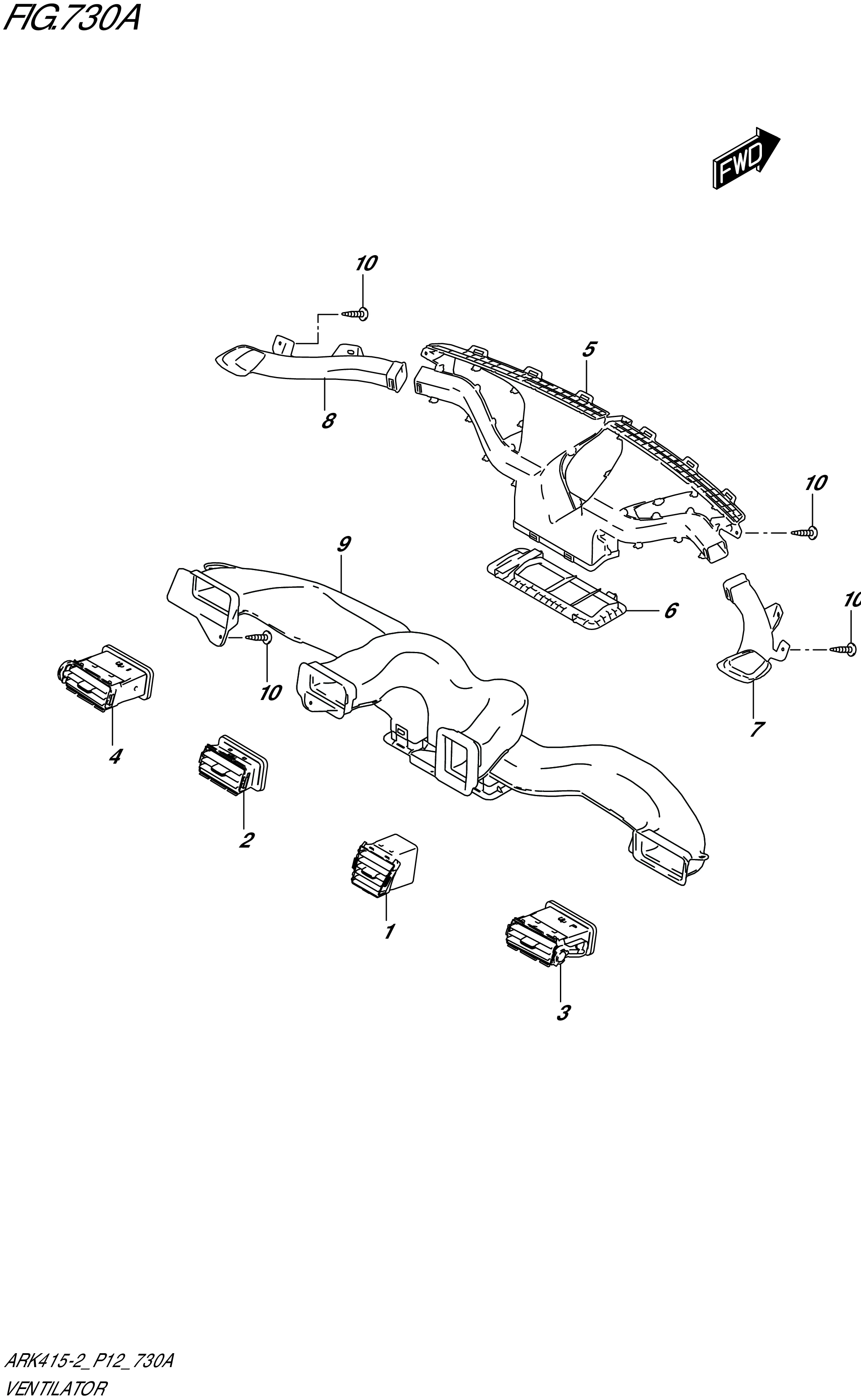 FIG. 730A - VENTILATOR (GA,GL)