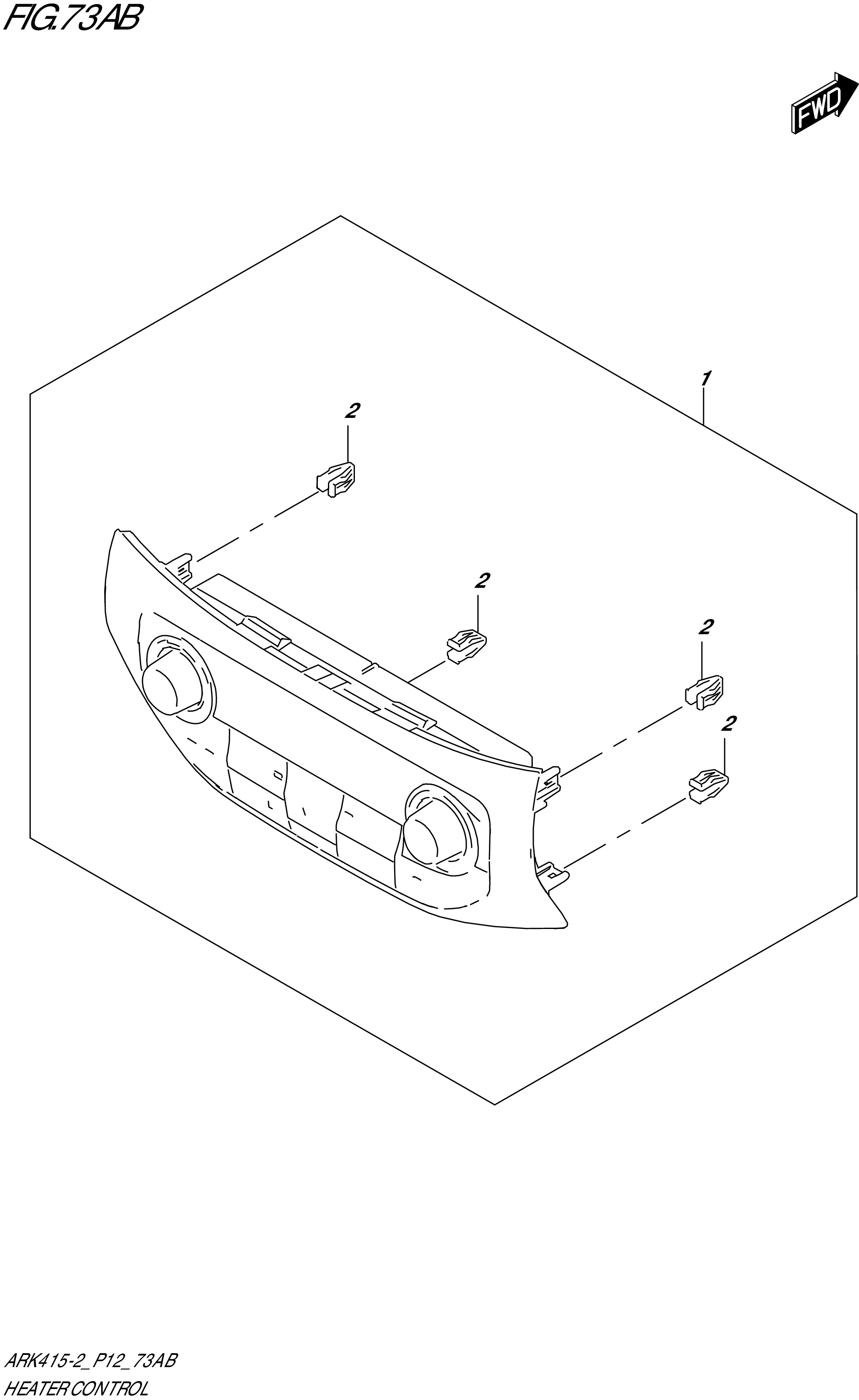 FIG. 73AB- HEATER CONTROL (GX)