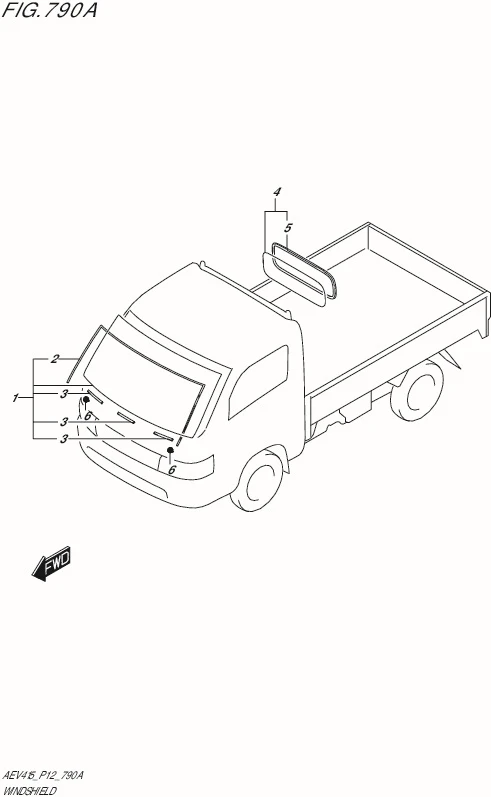 FIG. 790A - WINDSHIELD
