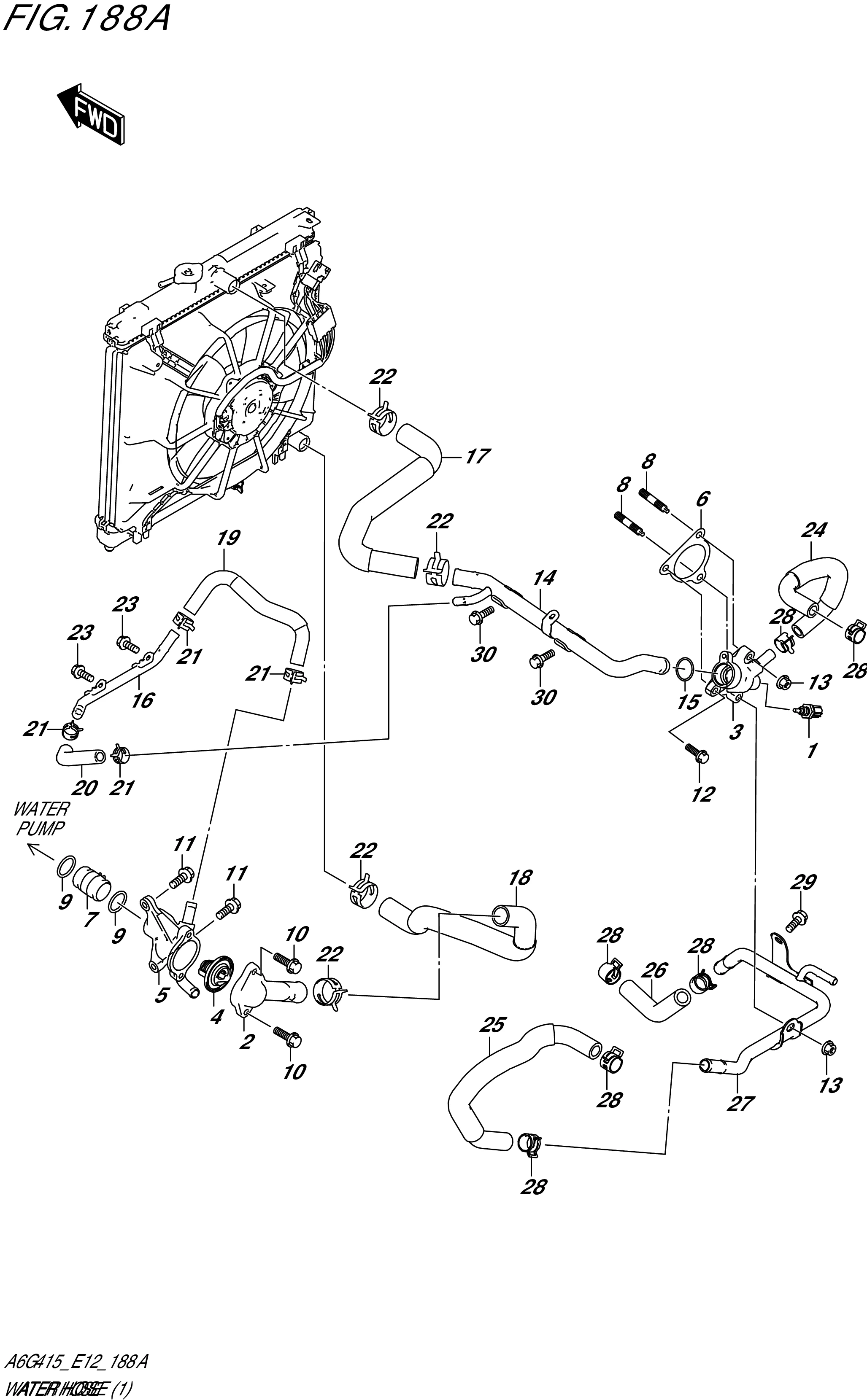 FIG. 188A - WATER HOSE (5MT)