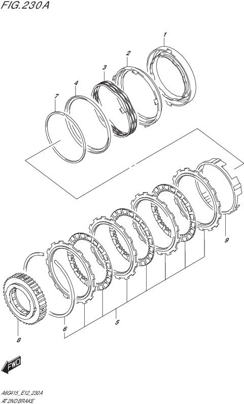 FIG.230A-AT 2ND BRAKE (4AT)