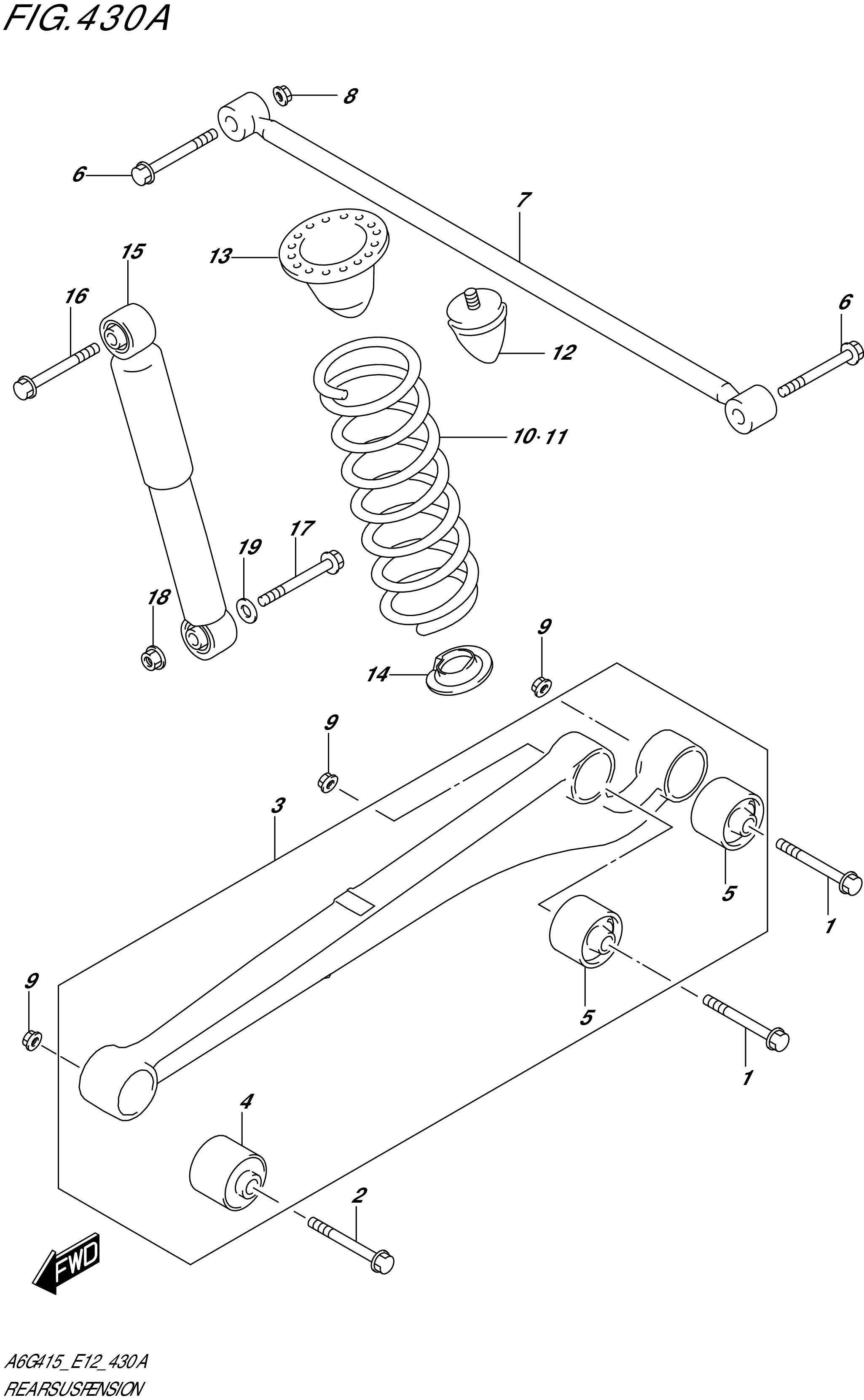 FIG. 430A- REAR SUSPENSION