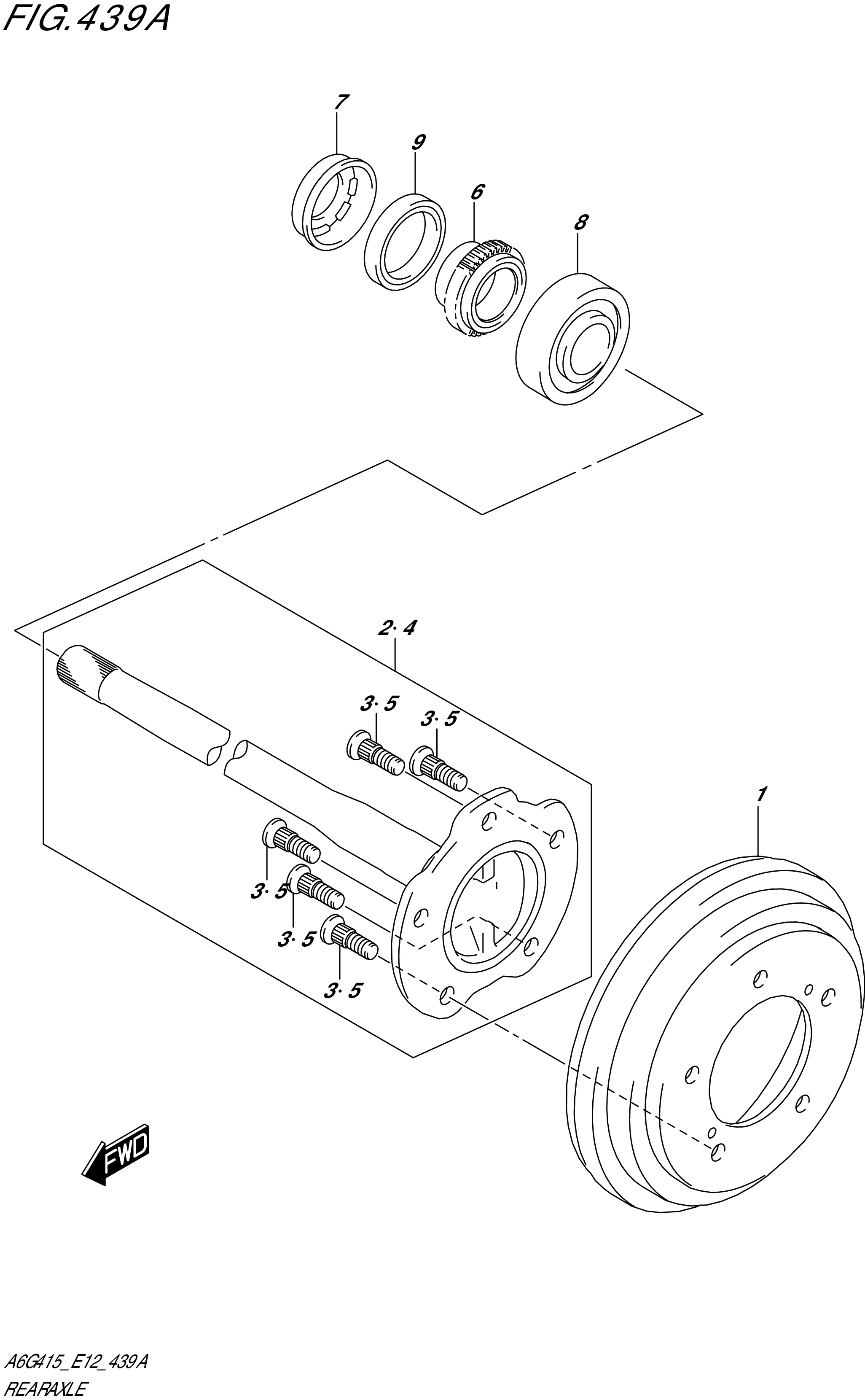 FIG. 439A- REAR AXLE