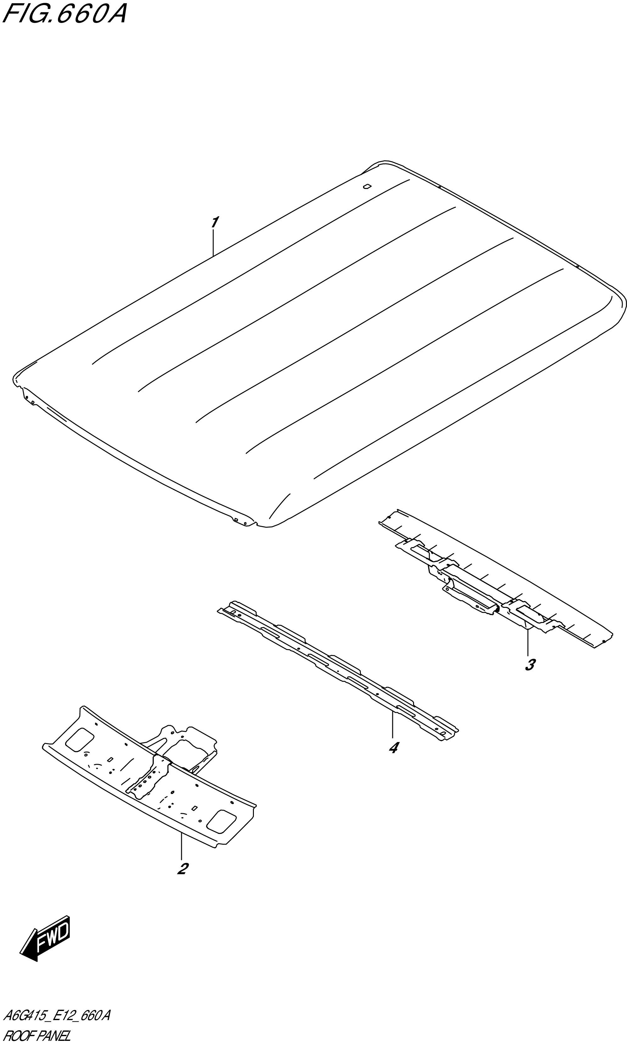FIG. 660A- ROOF PANEL