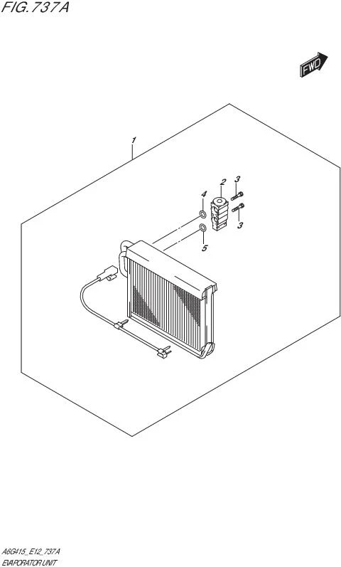 FIG.737A-EVAPORATOR UNIT