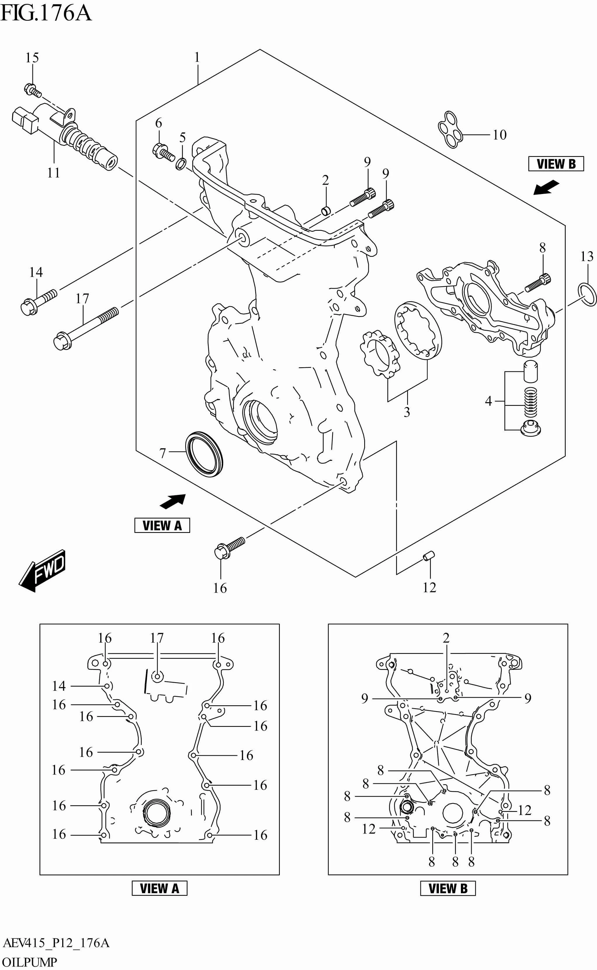 FIG. 176A OIL PUMP