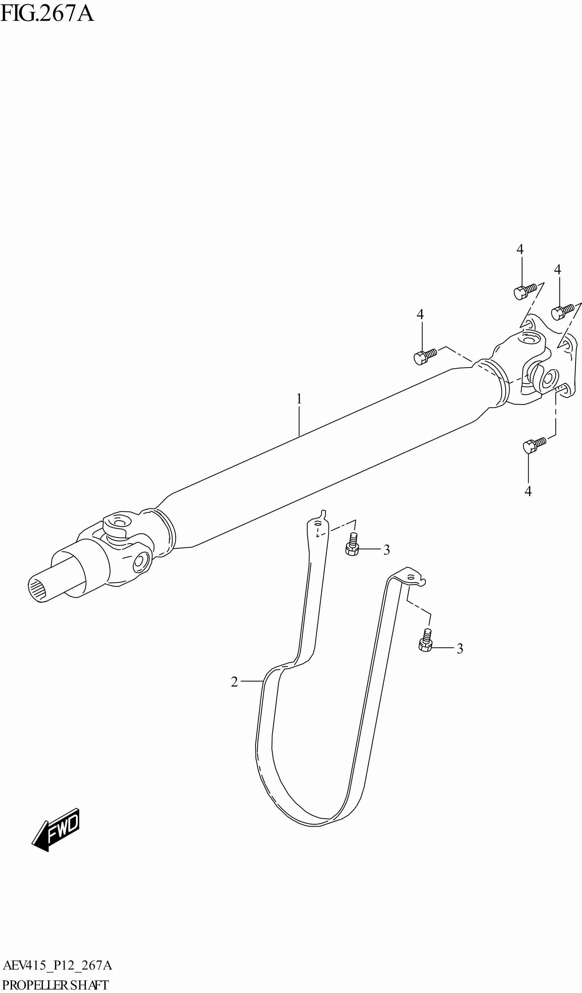 FIG. 267A- PROPELLER SHAFT