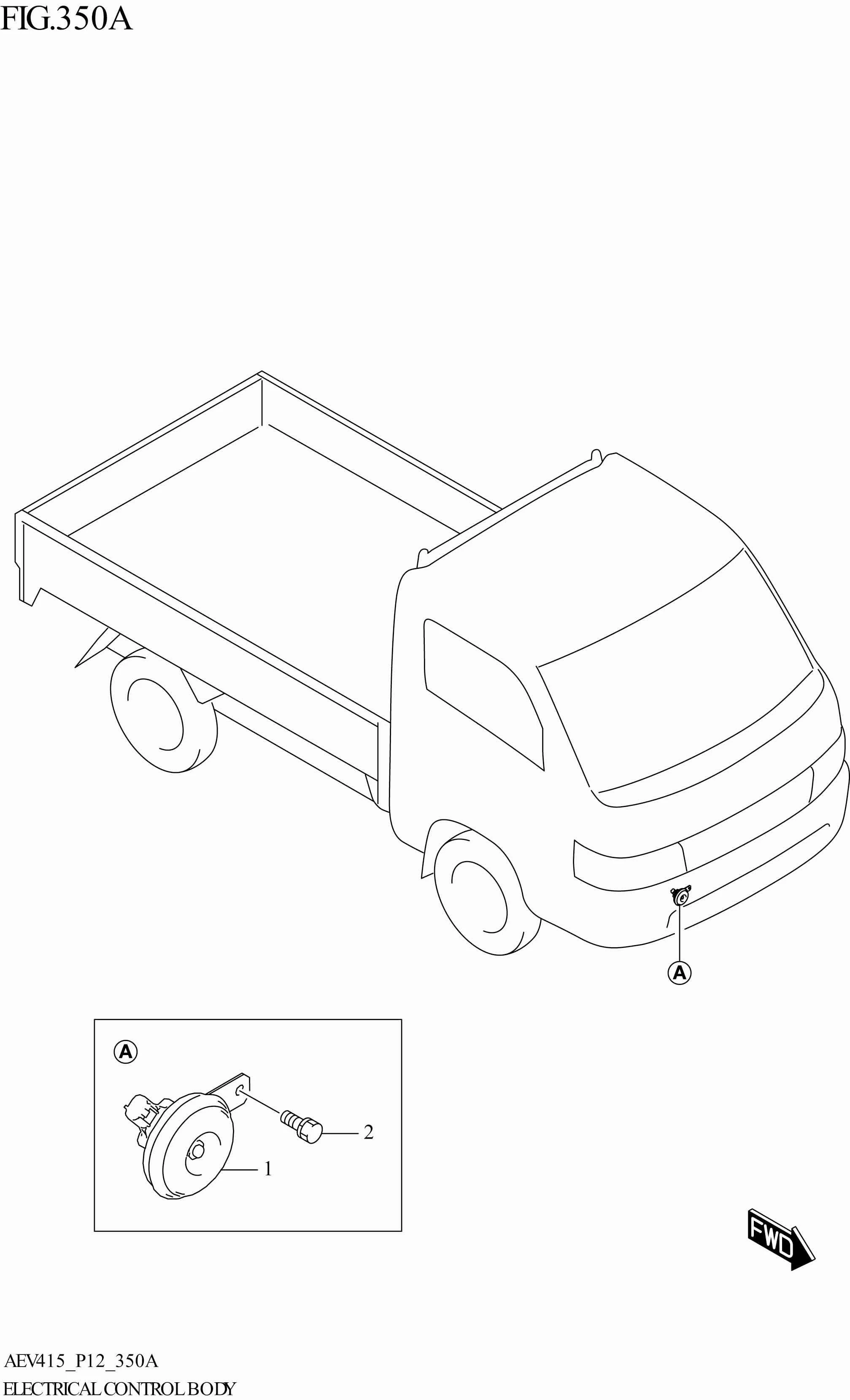 FIG. 350A- ELECTRICAL CONTROL BODY