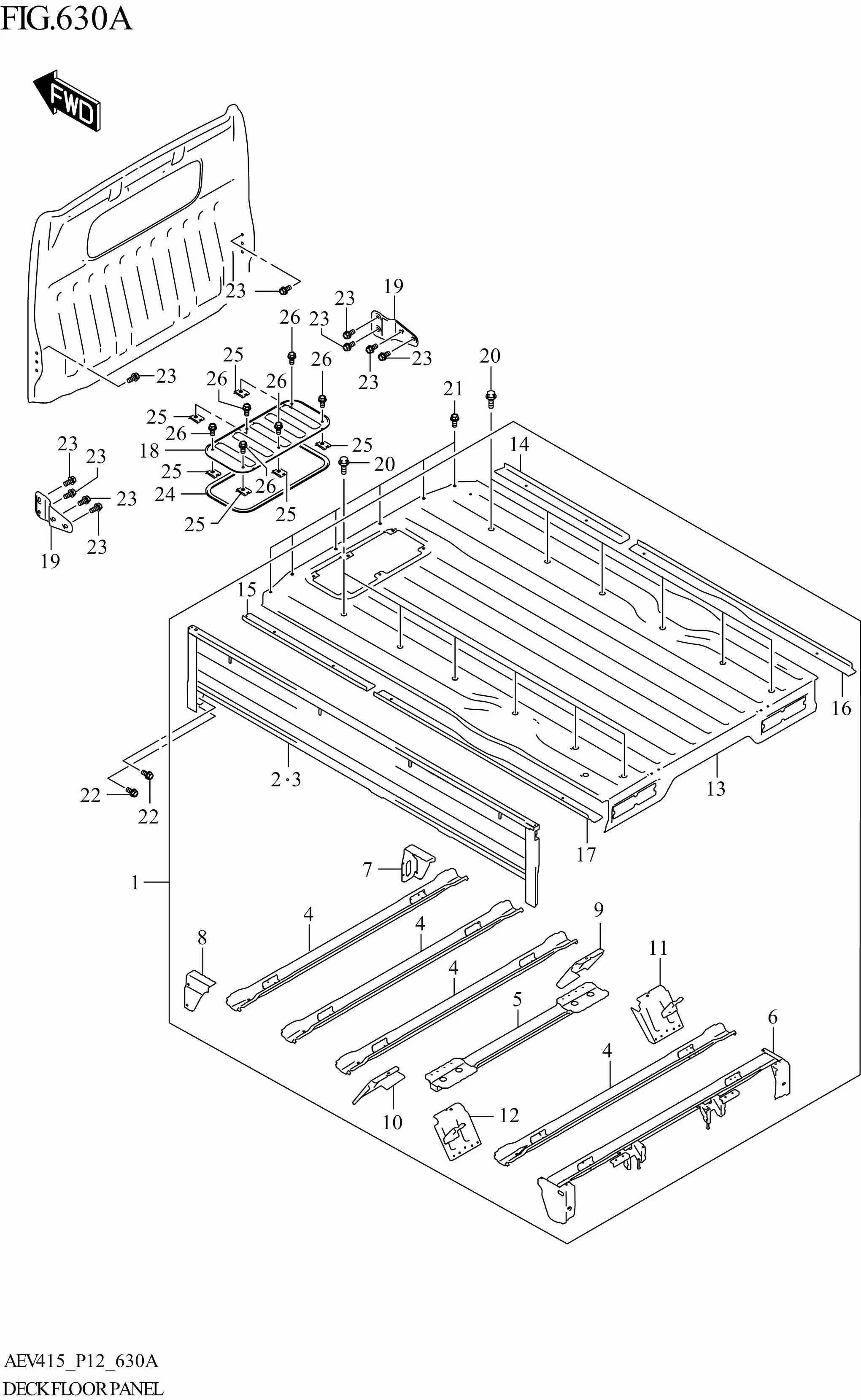 FIG. 630A - DECK FLOOR PANEL (SIG_GTBD)