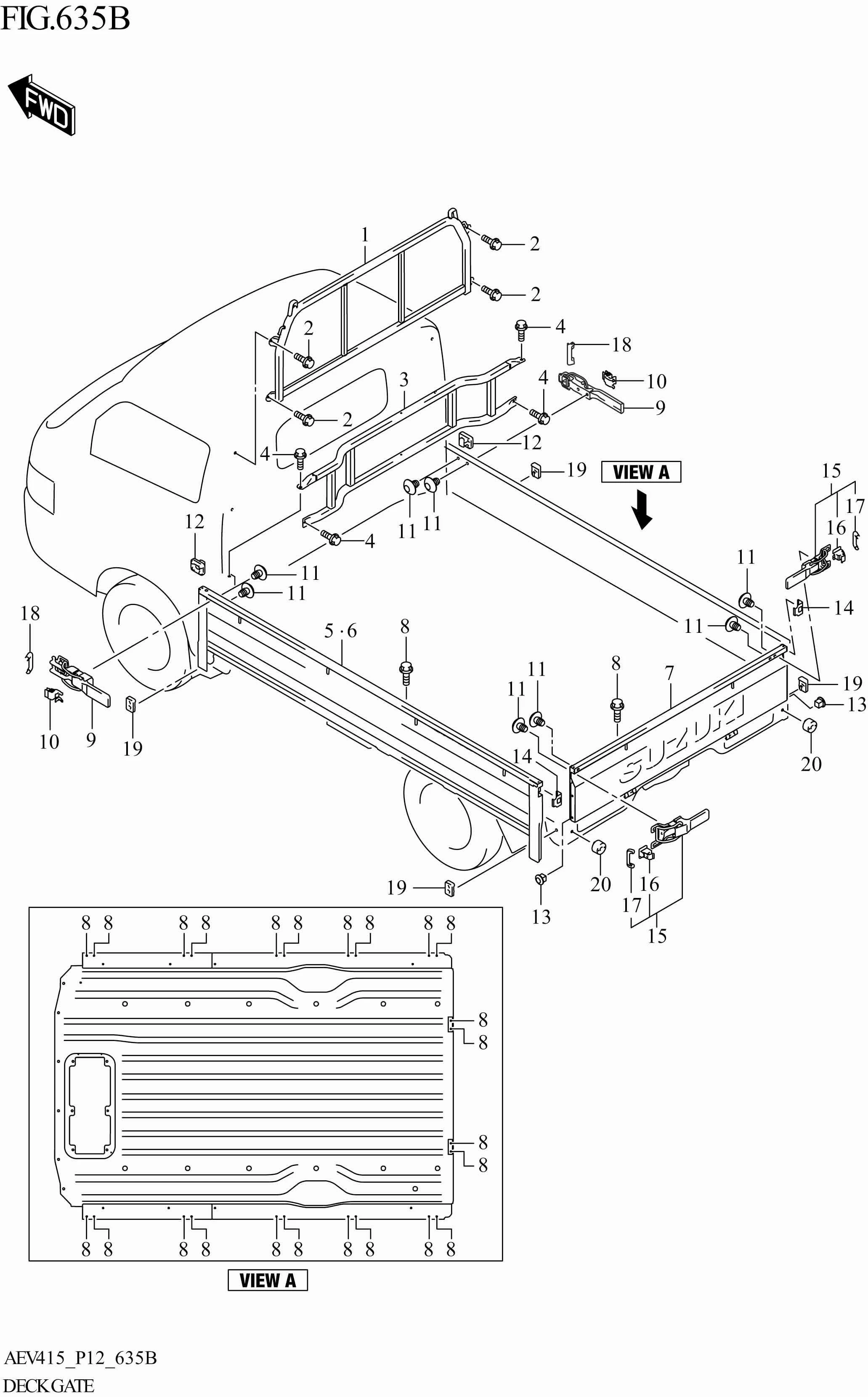 FIG. 635B - DECK GATE (TRE_GTBD)