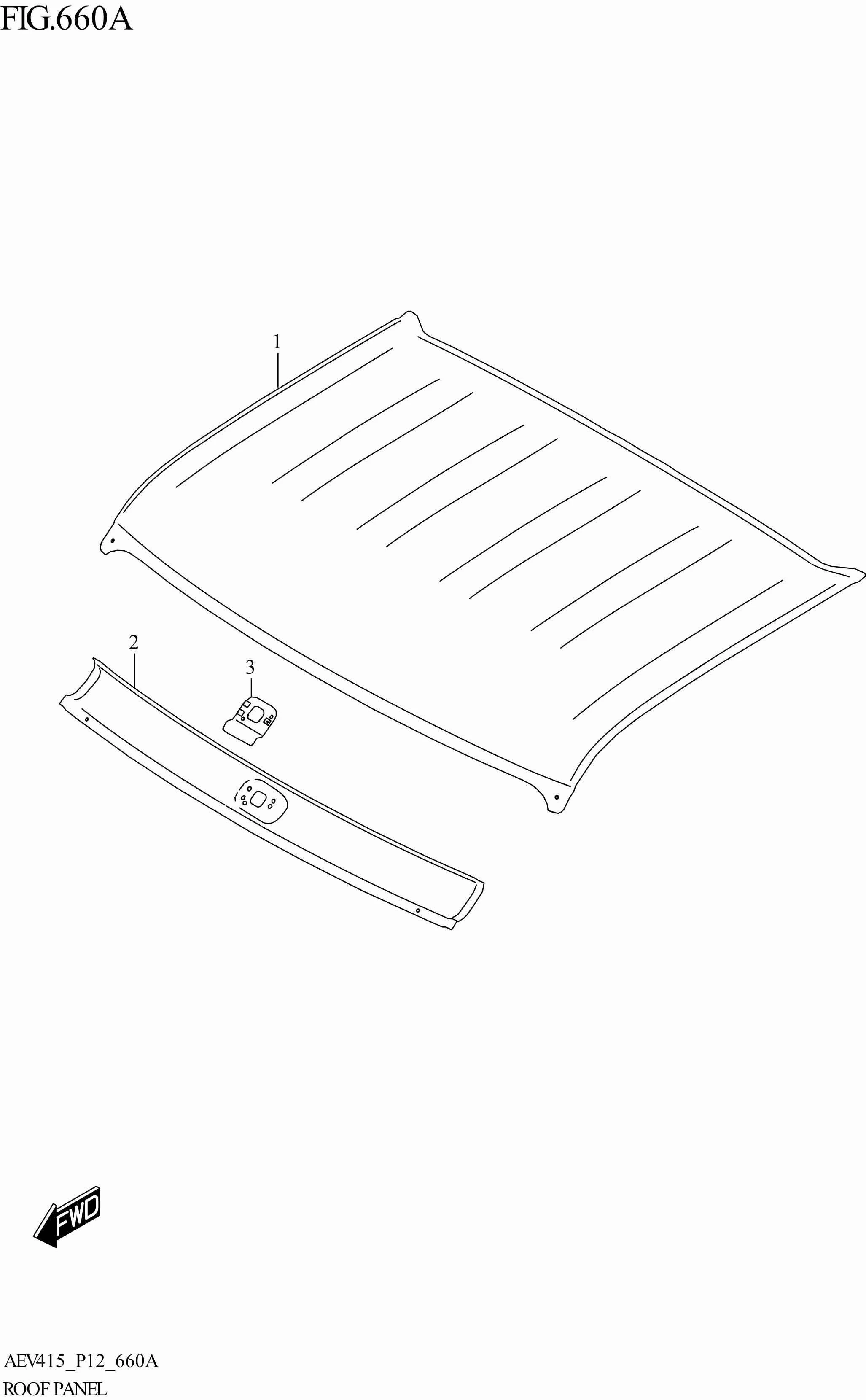 FIG. 660A - ROOF PANEL