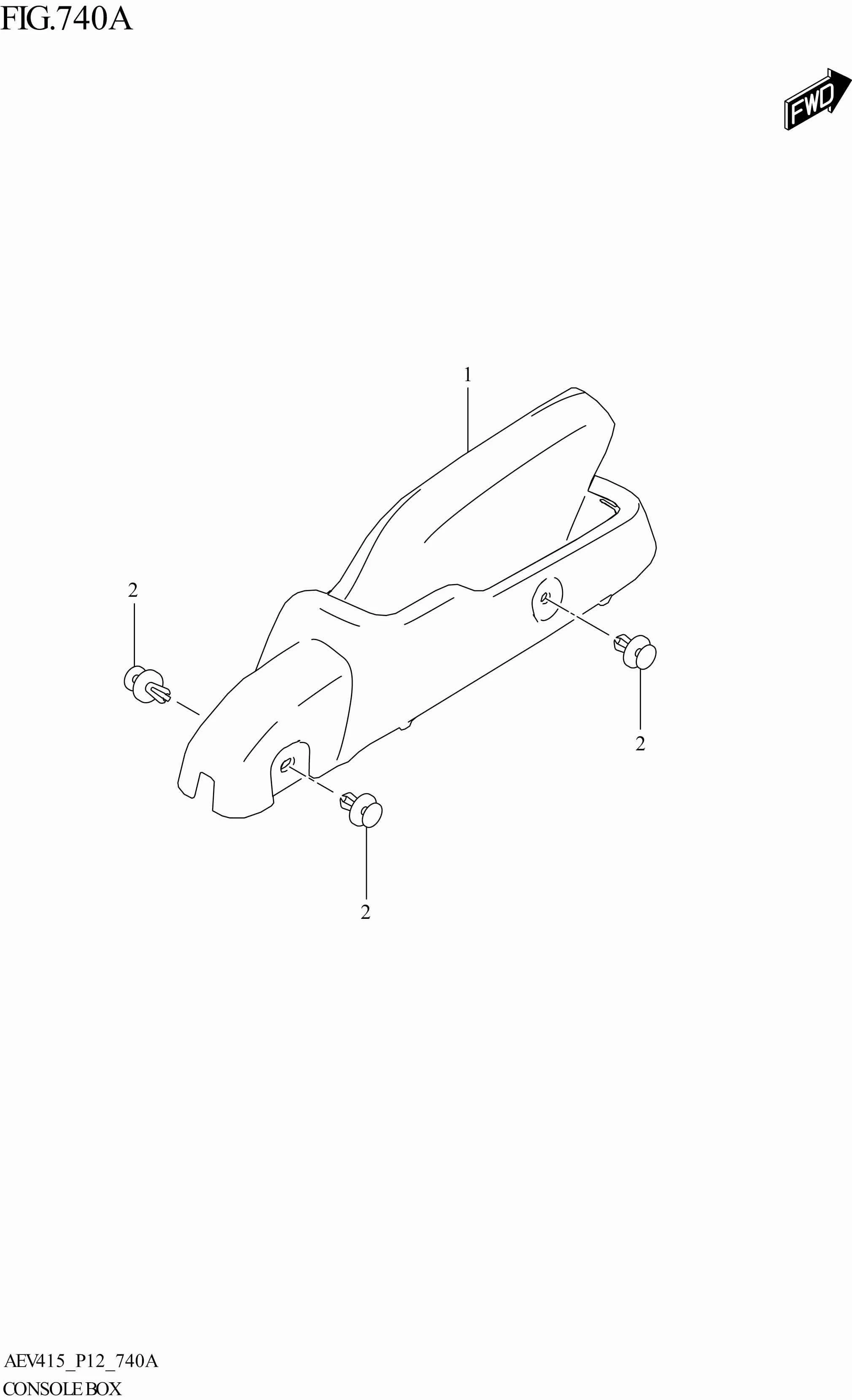 FIG. 740A - CONSOLE BOX