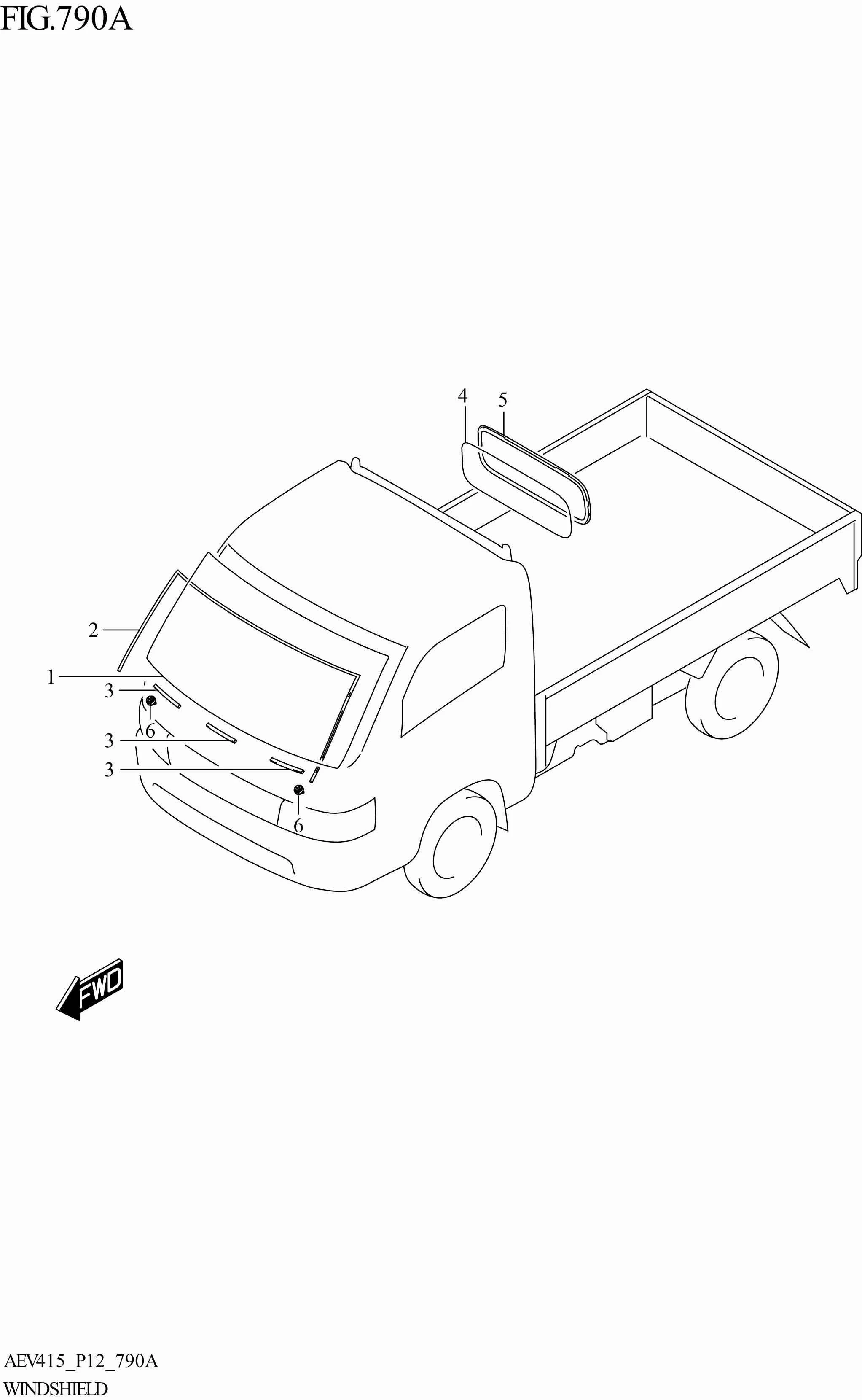 FIG. 790A - WINDSHIELD