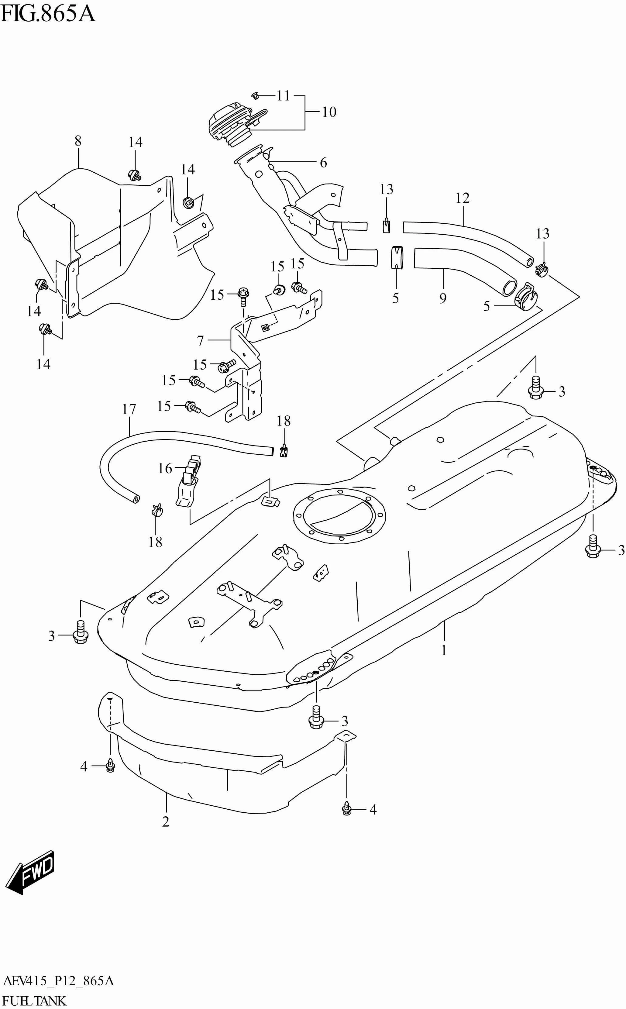 FIG. 865A - FUEL TANK