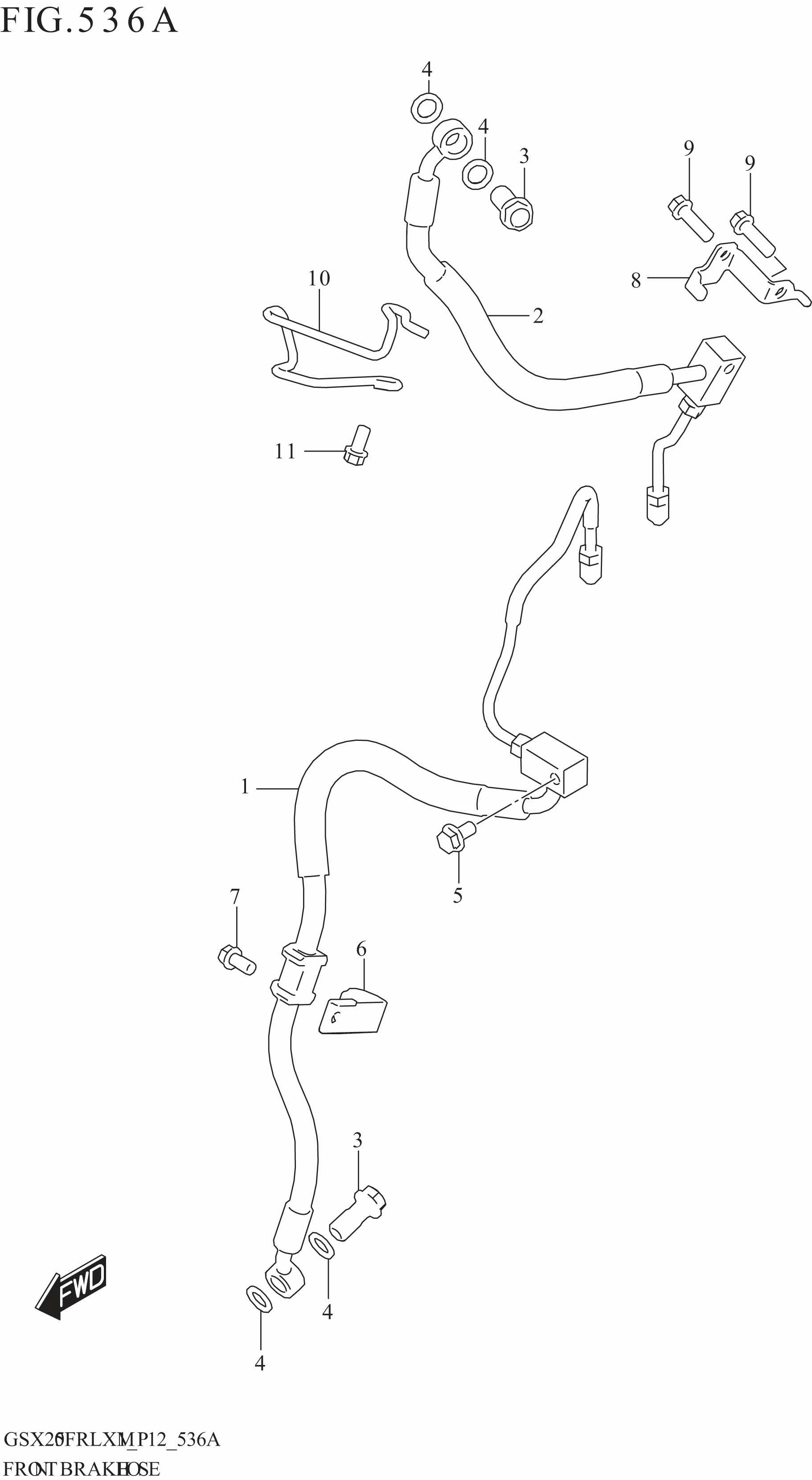 FRONT BRAKE HOSE