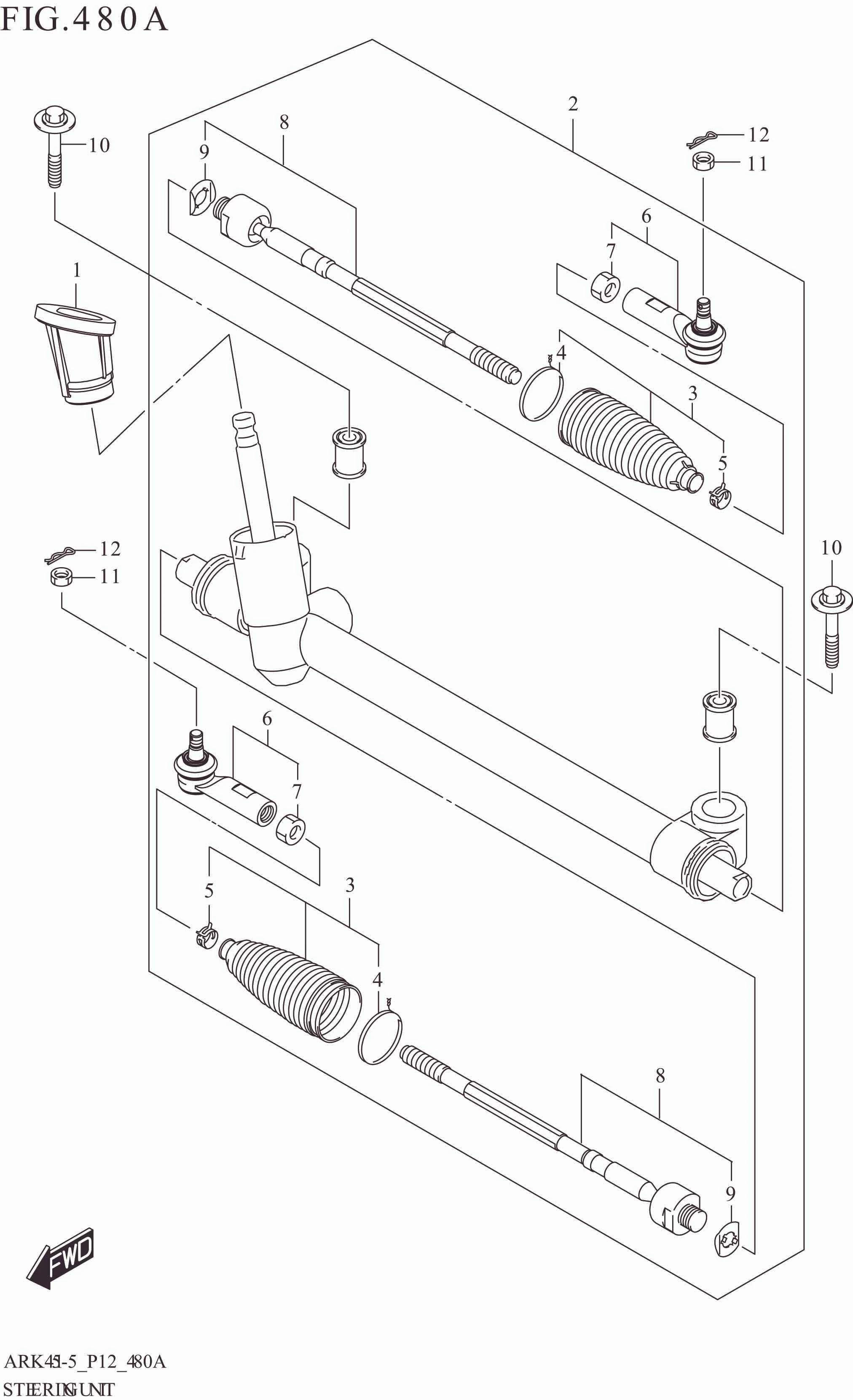 480A STEERING UNIT
