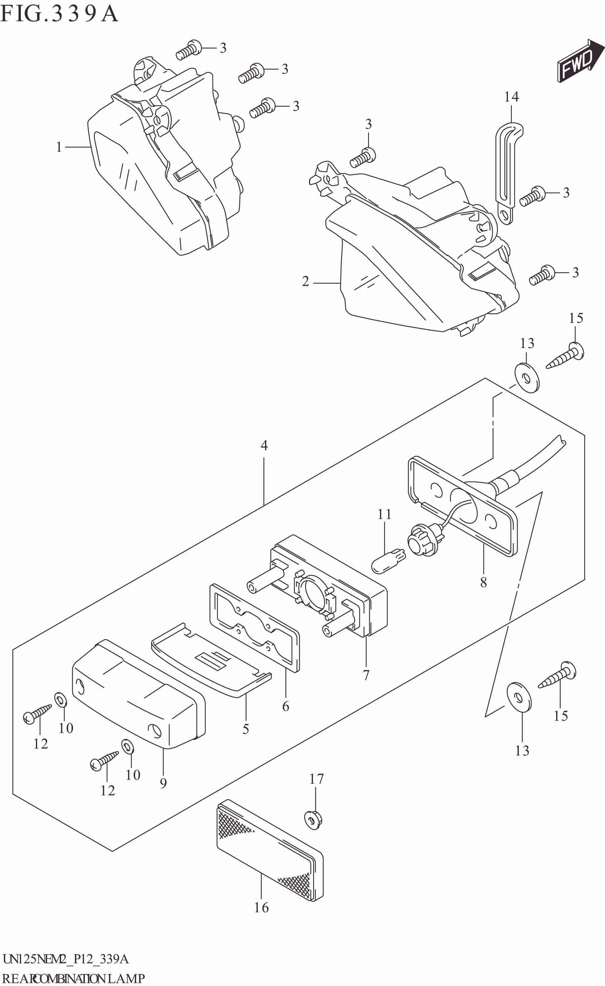REAR COMBINATION LAMP