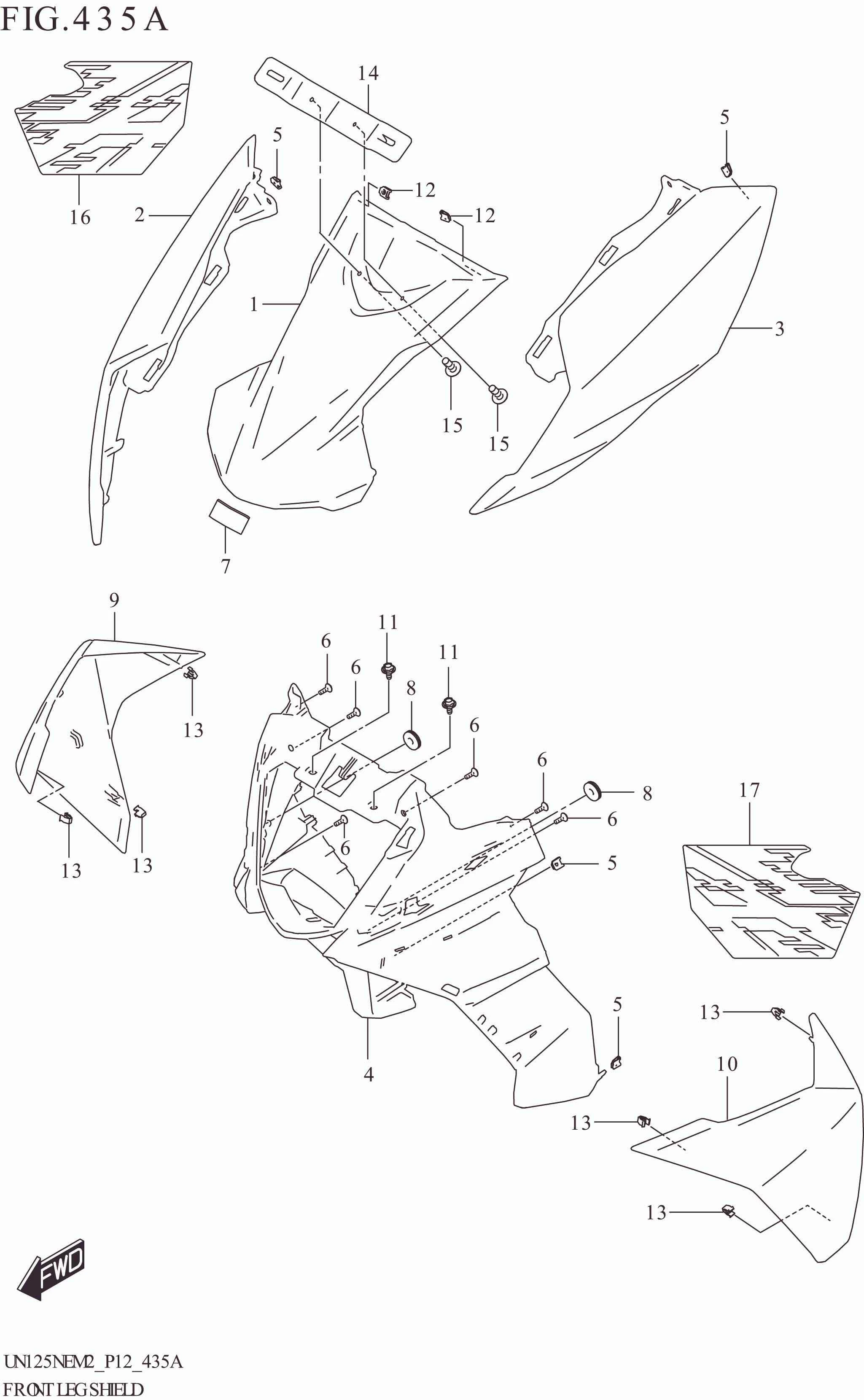 FRONT LEG SHIELD