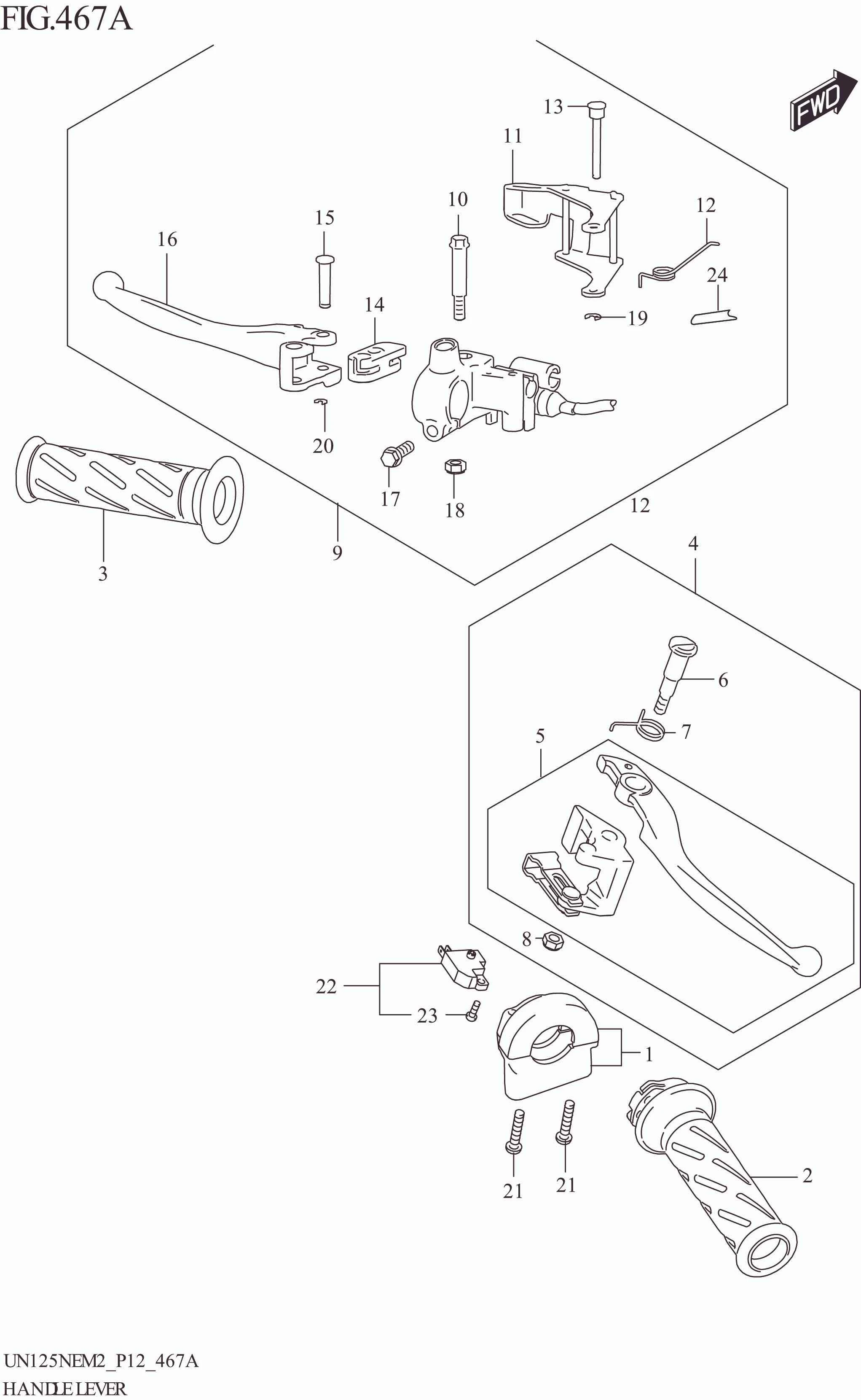 HANDLE LEVER