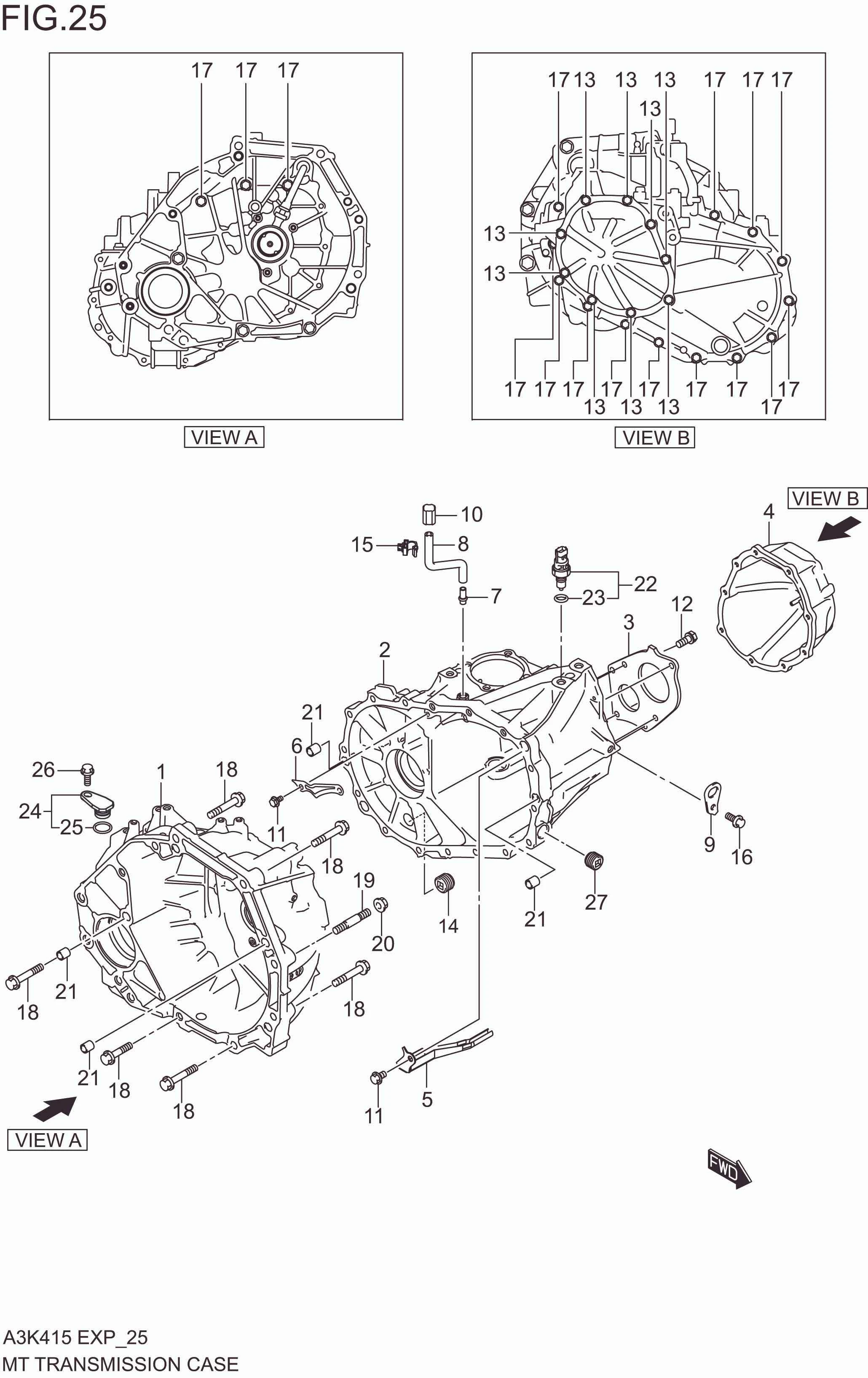 MT TRANSMISSION CASE (5MT)