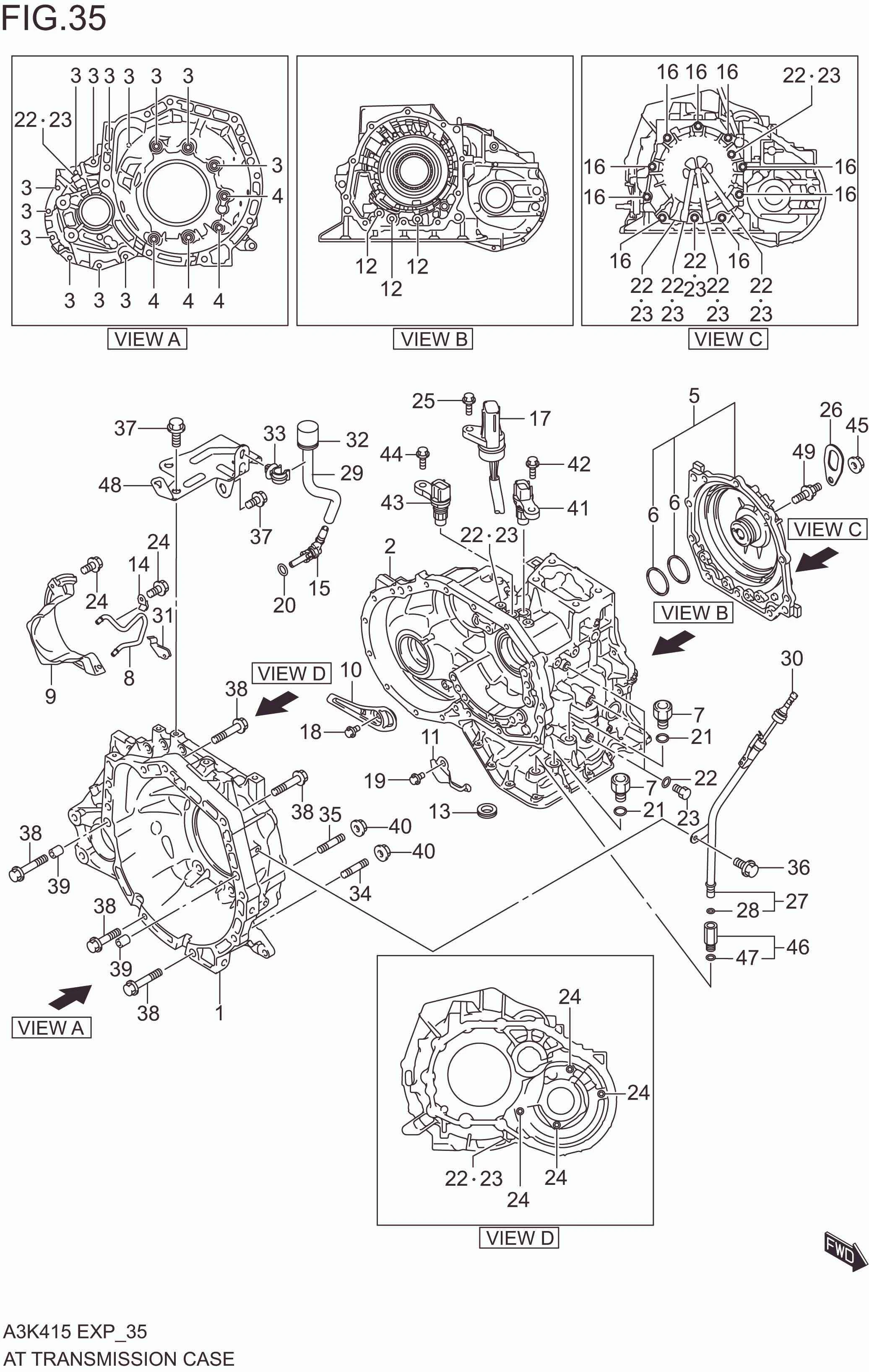 AT TRANSMISSION CASE (4AT)