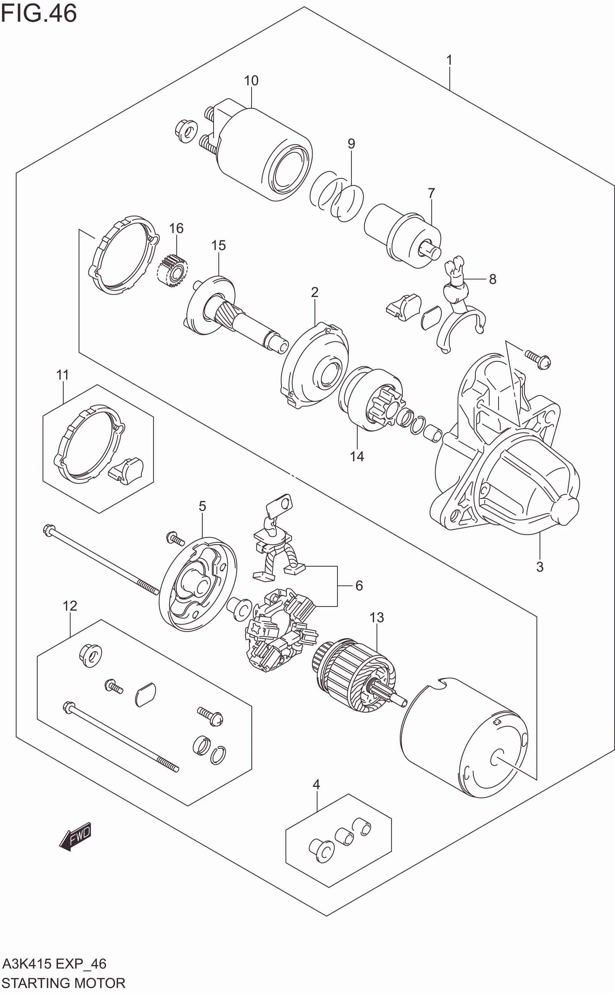 STARTING MOTOR