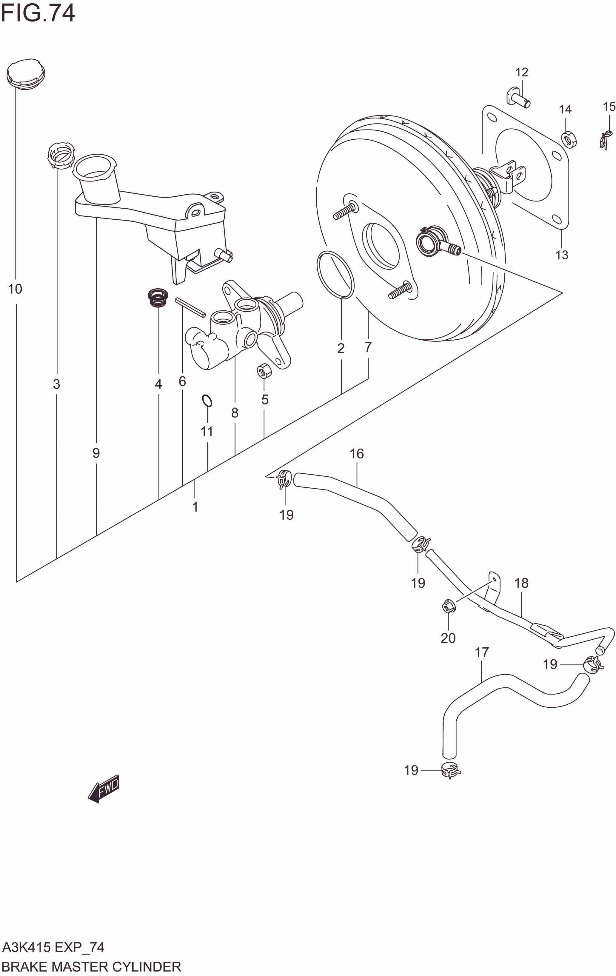 BRAKE MASTER CYLINDER 