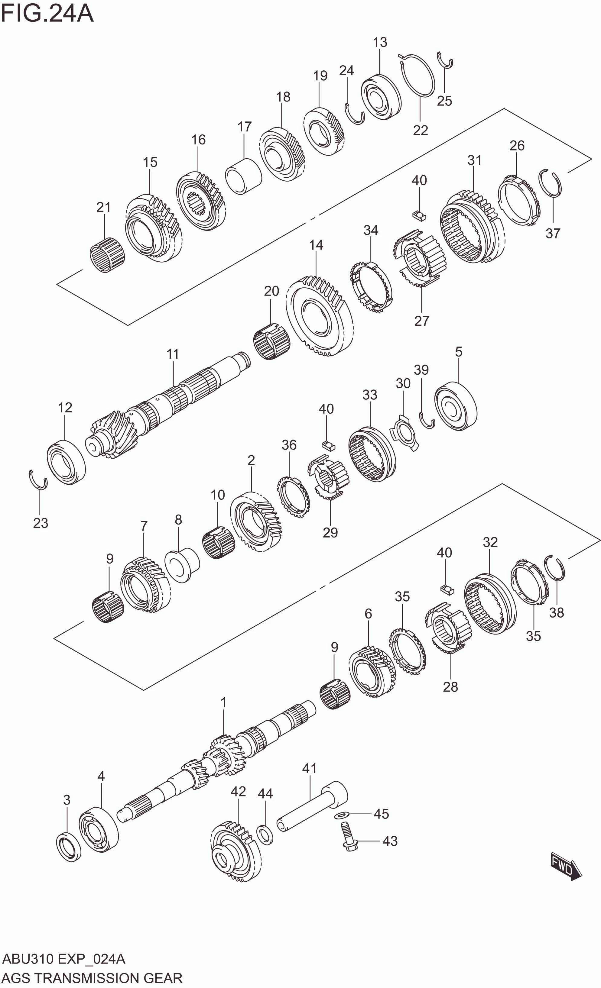 MT TRANSMISSION GEAR(K10C)