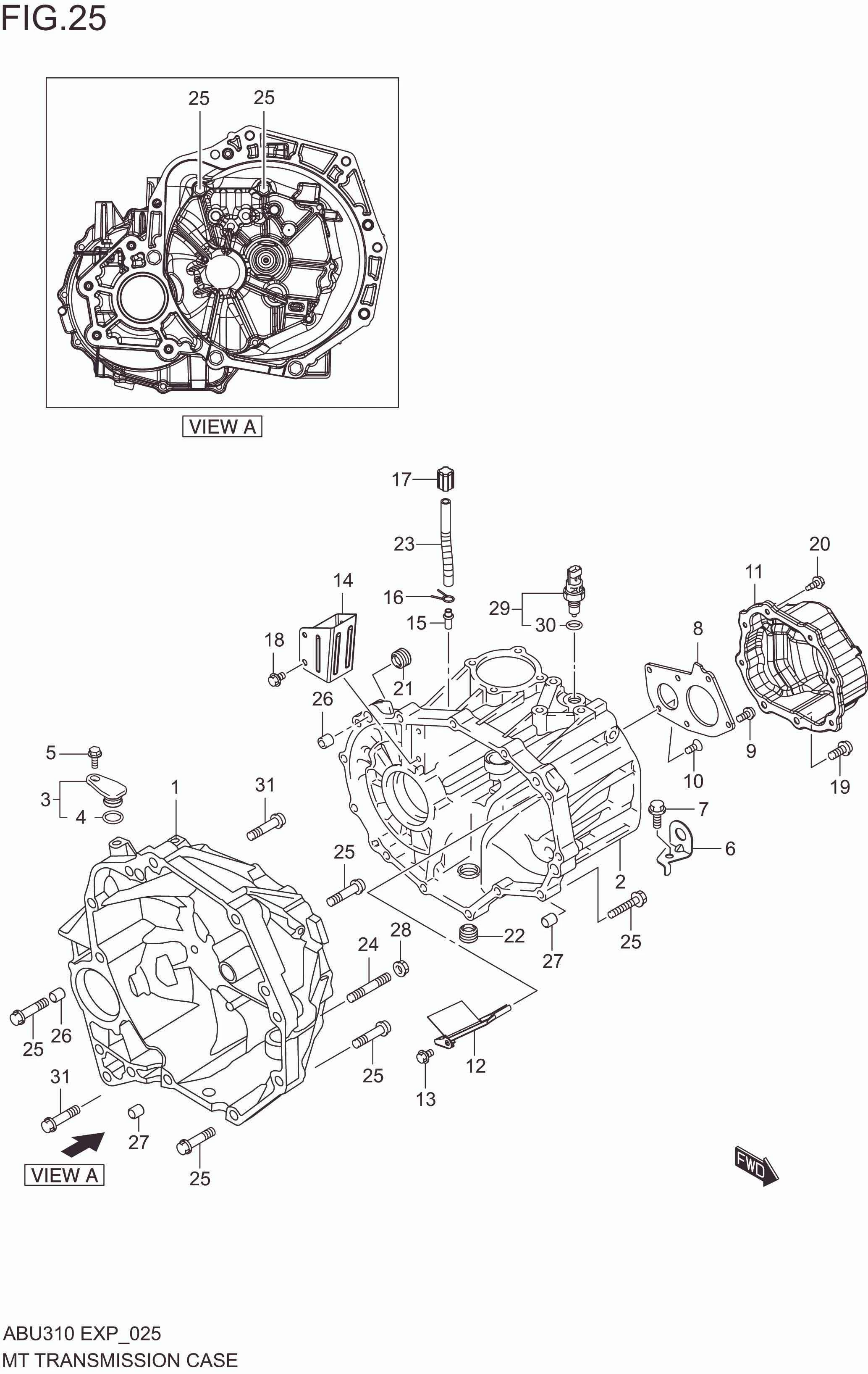 MT TRANSMISSION CASE(K10B)