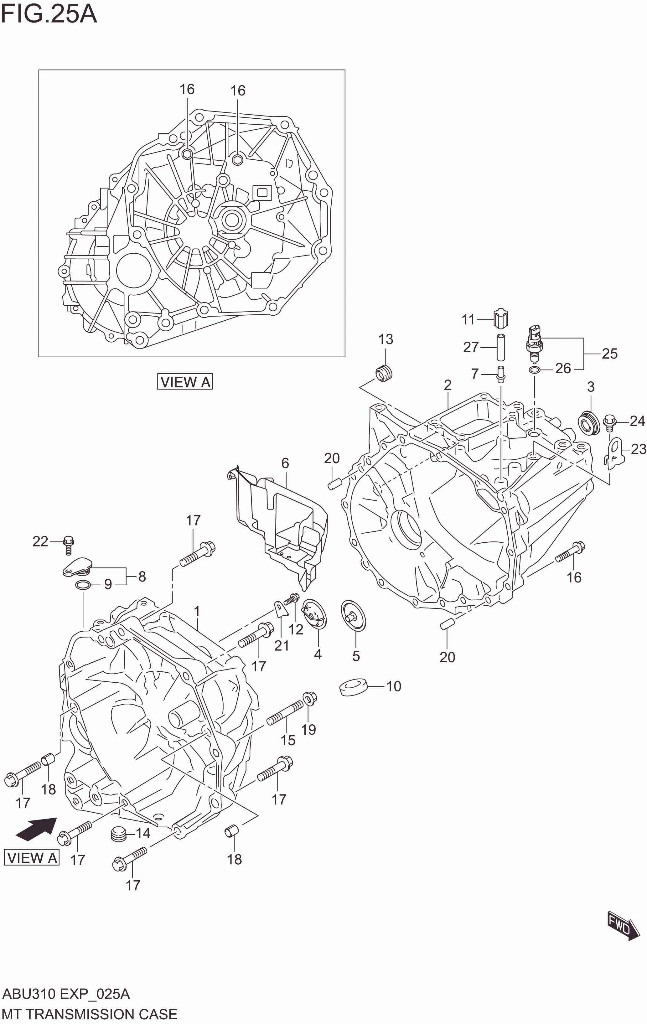 MT TRANSMISSION CASE(K10C)