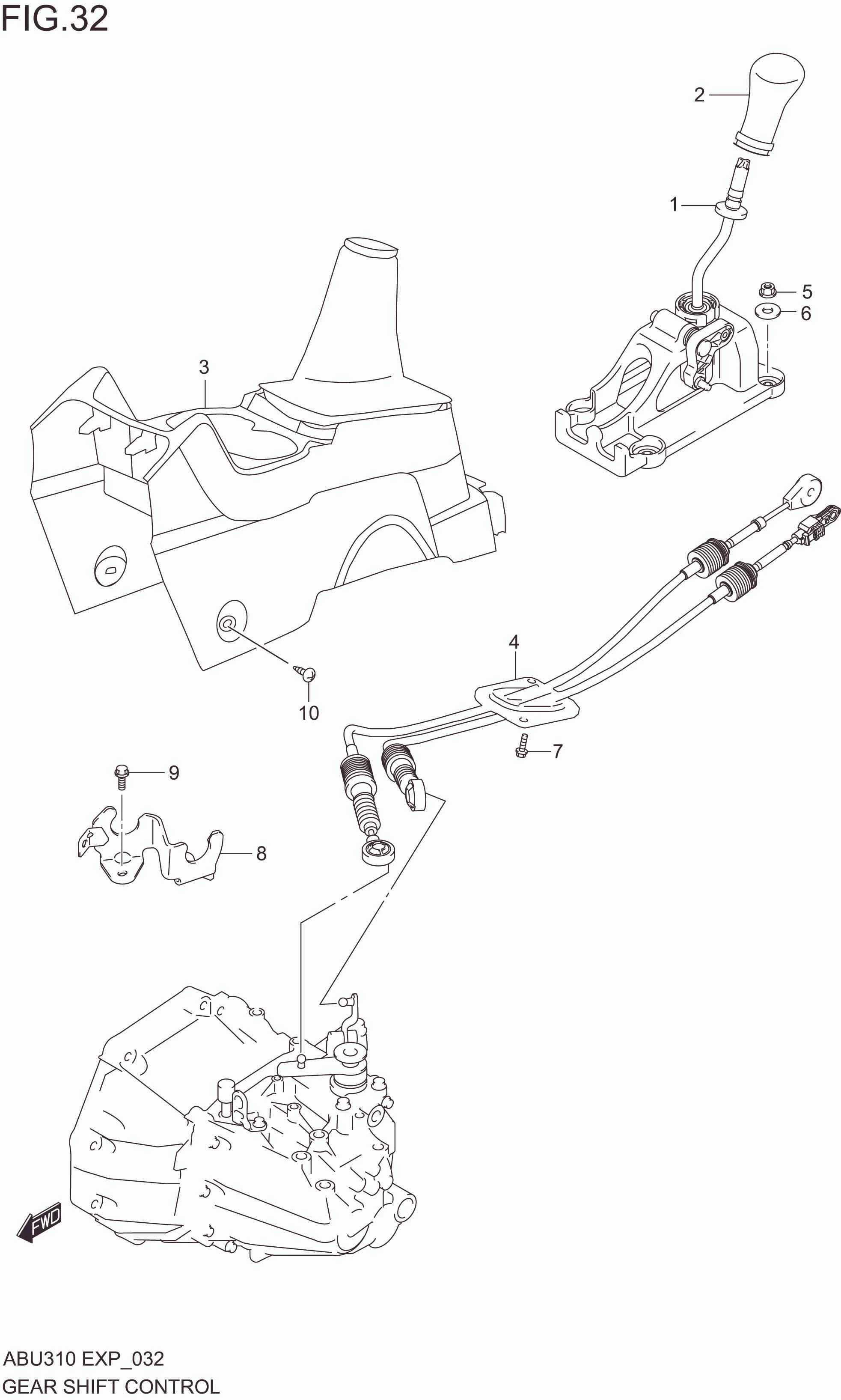 GEAR SHIFT CONTROL(5MT)