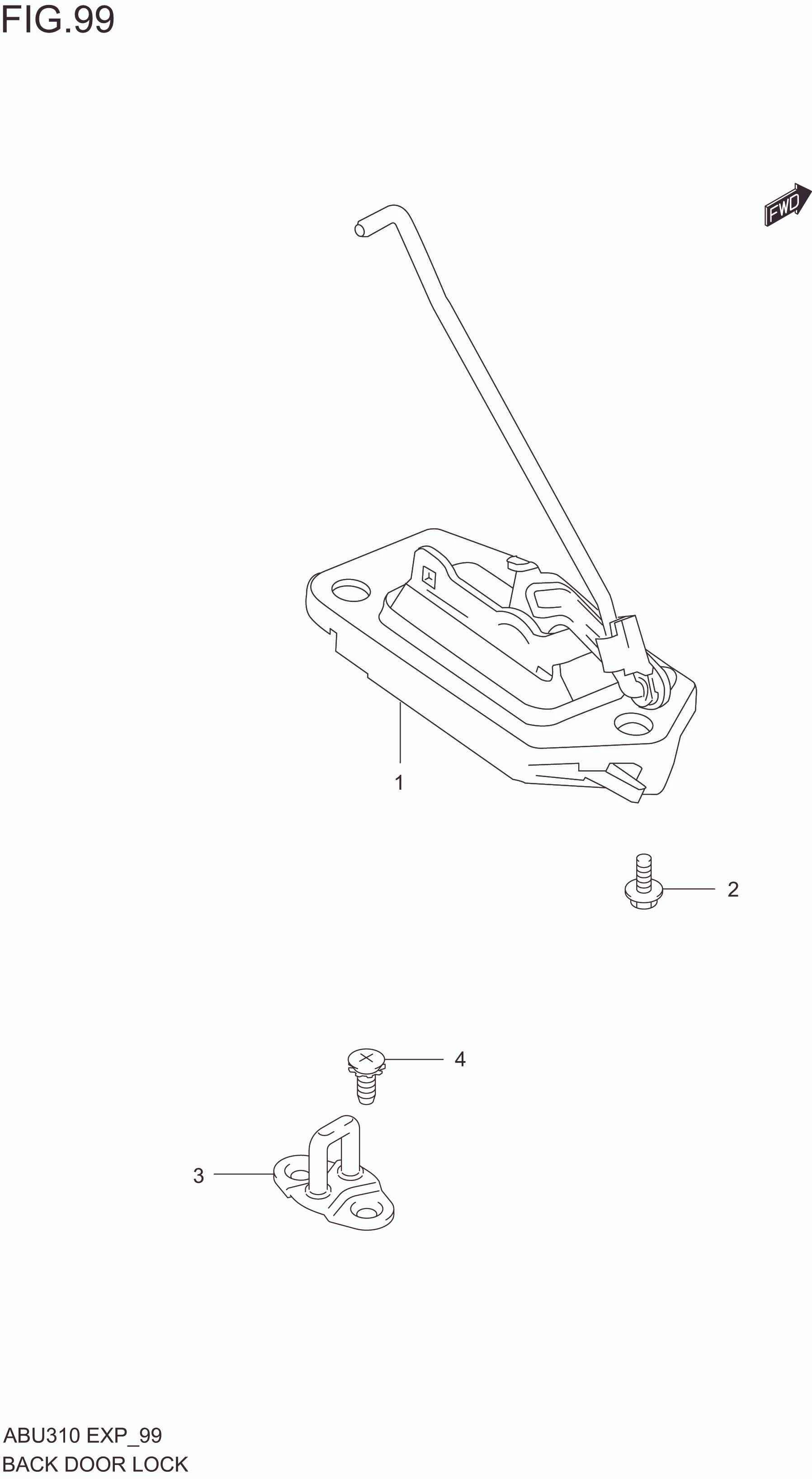 BACK DOOR LOCK
