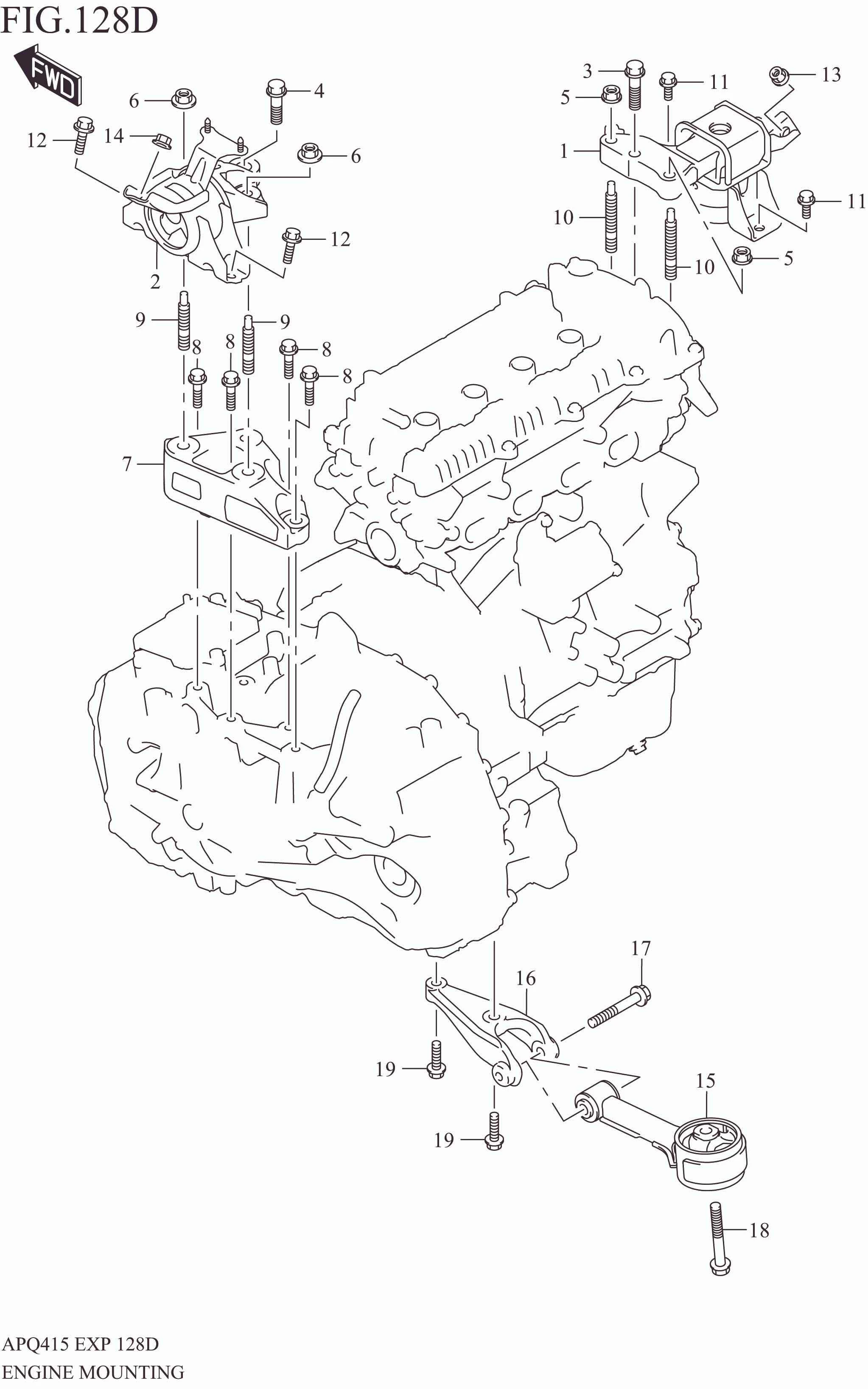 ENGINE MOUNTING 
