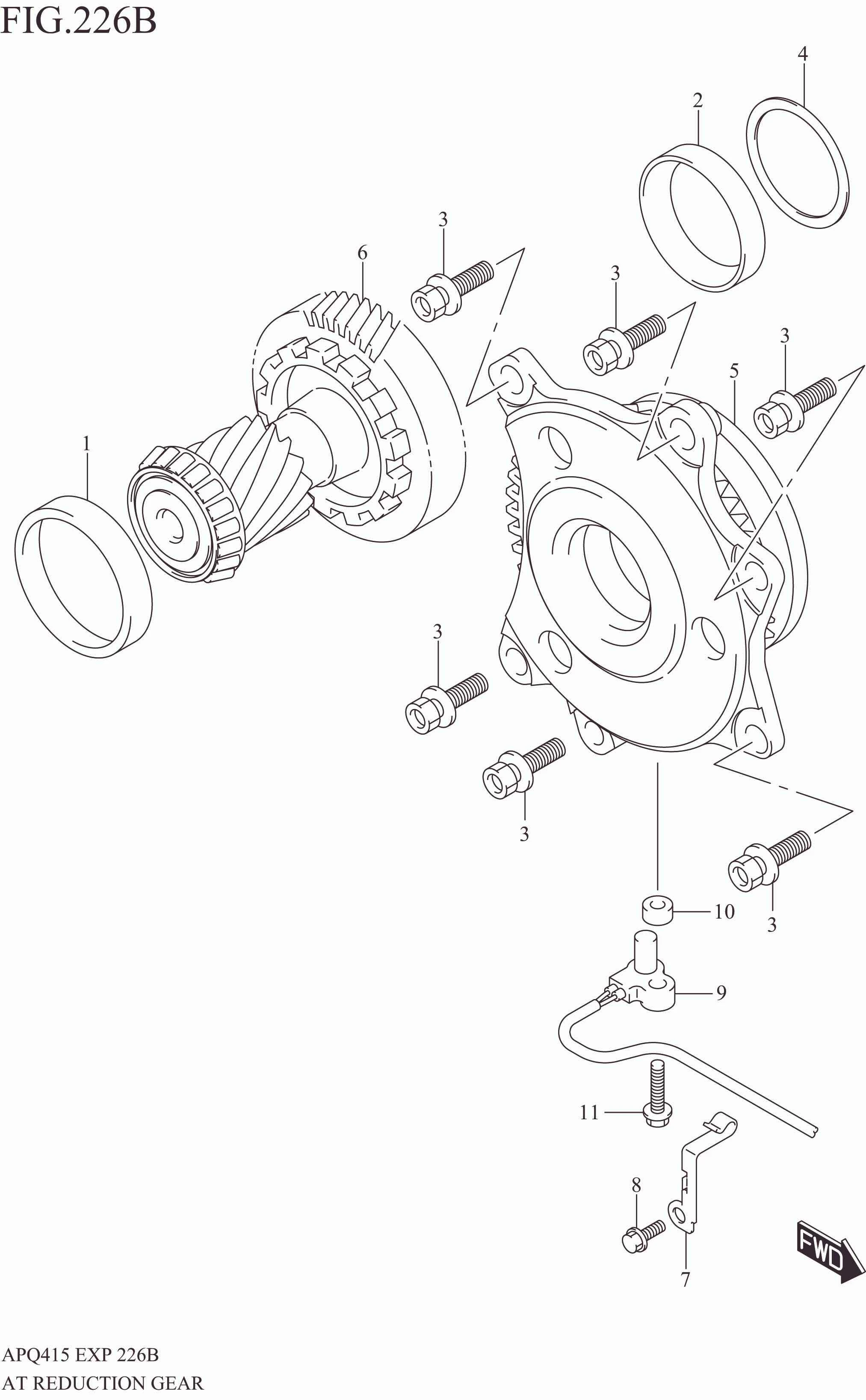 AT REDUCTION GEAR (6AT)