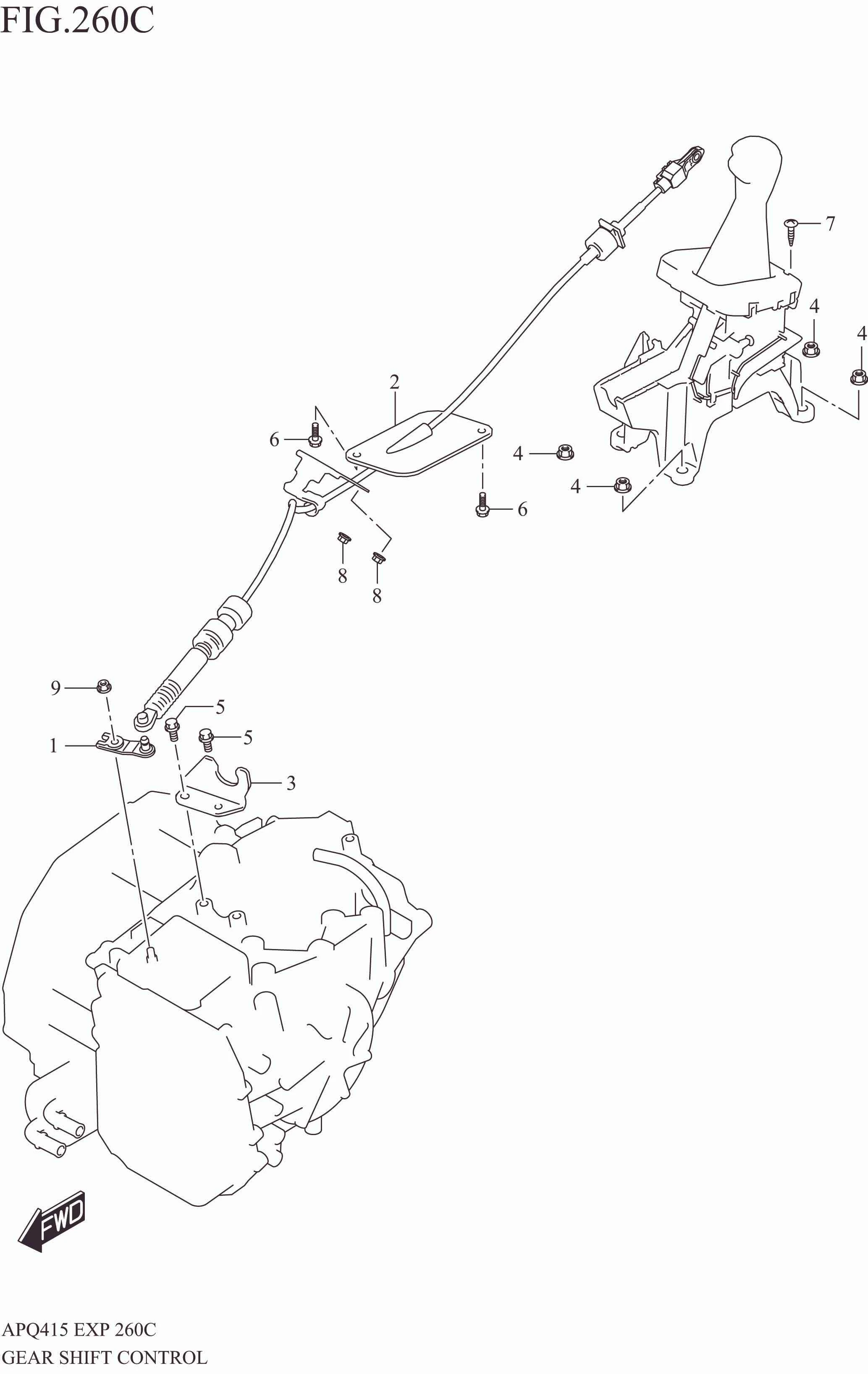 GEAR SHIFT CONTROL (6AT)