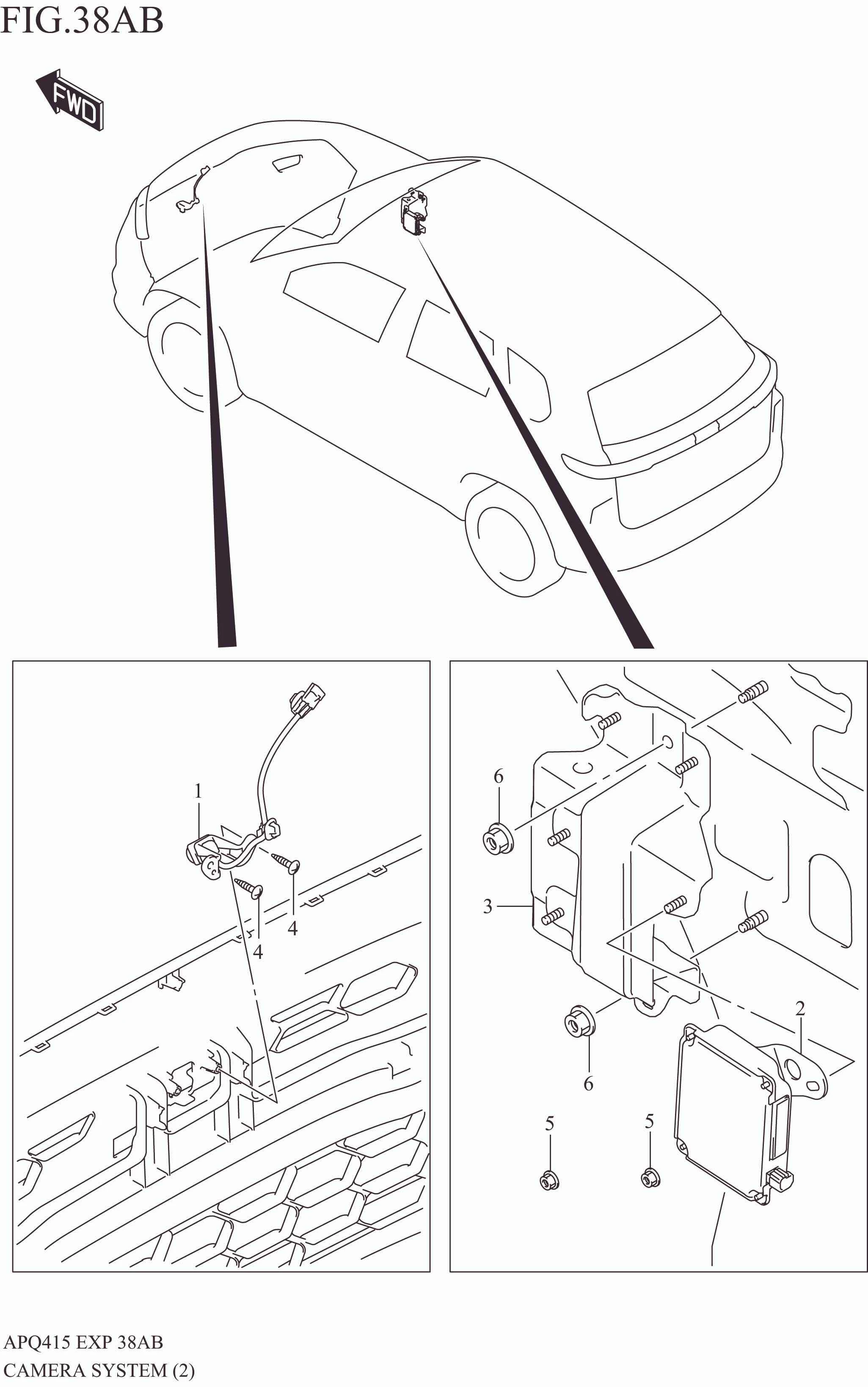 CAMERA SYSTEM (W/FRONT CAMERA:N/ECALL)